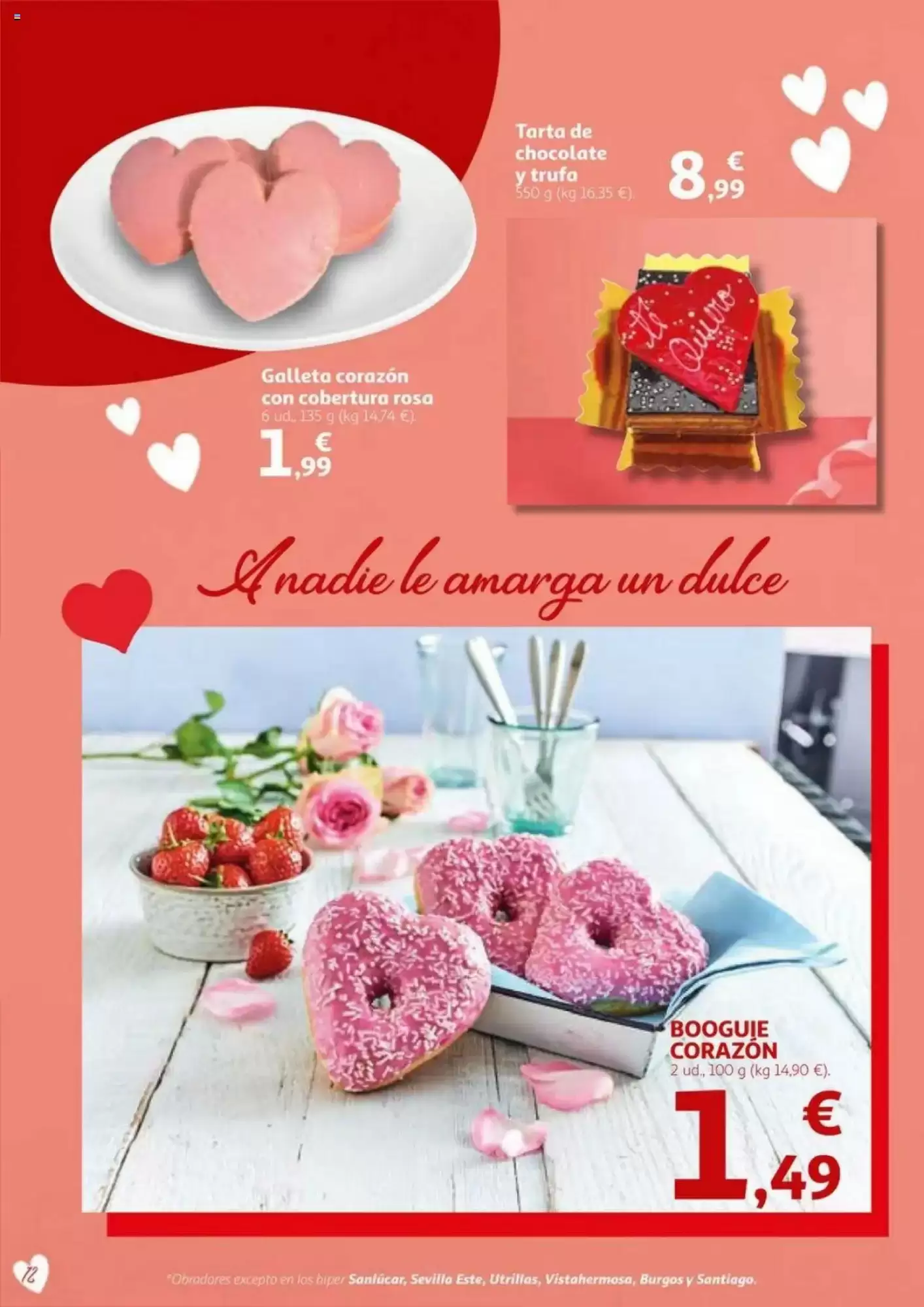 Número de página 12 del folleto promocional de la tienda Alcampo - En San Valentin sales ganando - fecha de vigencia: desde01.02 bis 14.02