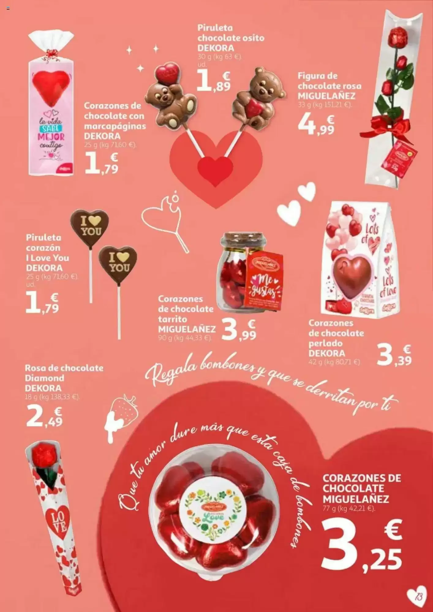 Número de página 13 del folleto promocional de la tienda Alcampo - En San Valentin sales ganando - fecha de vigencia: desde01.02 bis 14.02