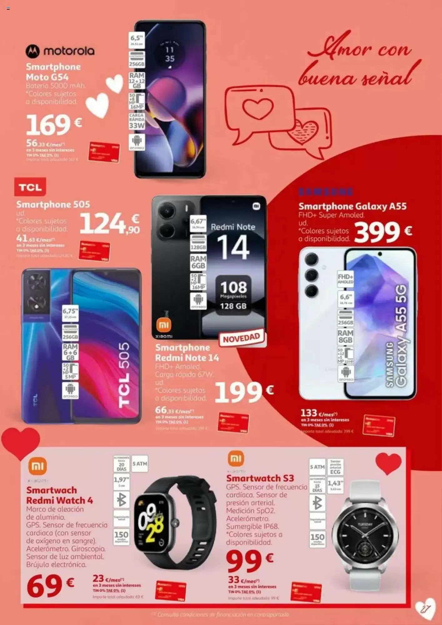 Número de página 27 del folleto promocional de la tienda Alcampo - En San Valentin sales ganando - fecha de vigencia: desde01.02 bis 14.02