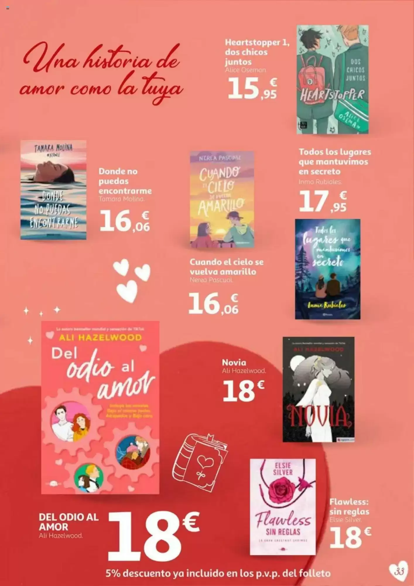 Número de página 33 del folleto promocional de la tienda Alcampo - En San Valentin sales ganando - fecha de vigencia: desde01.02 bis 14.02