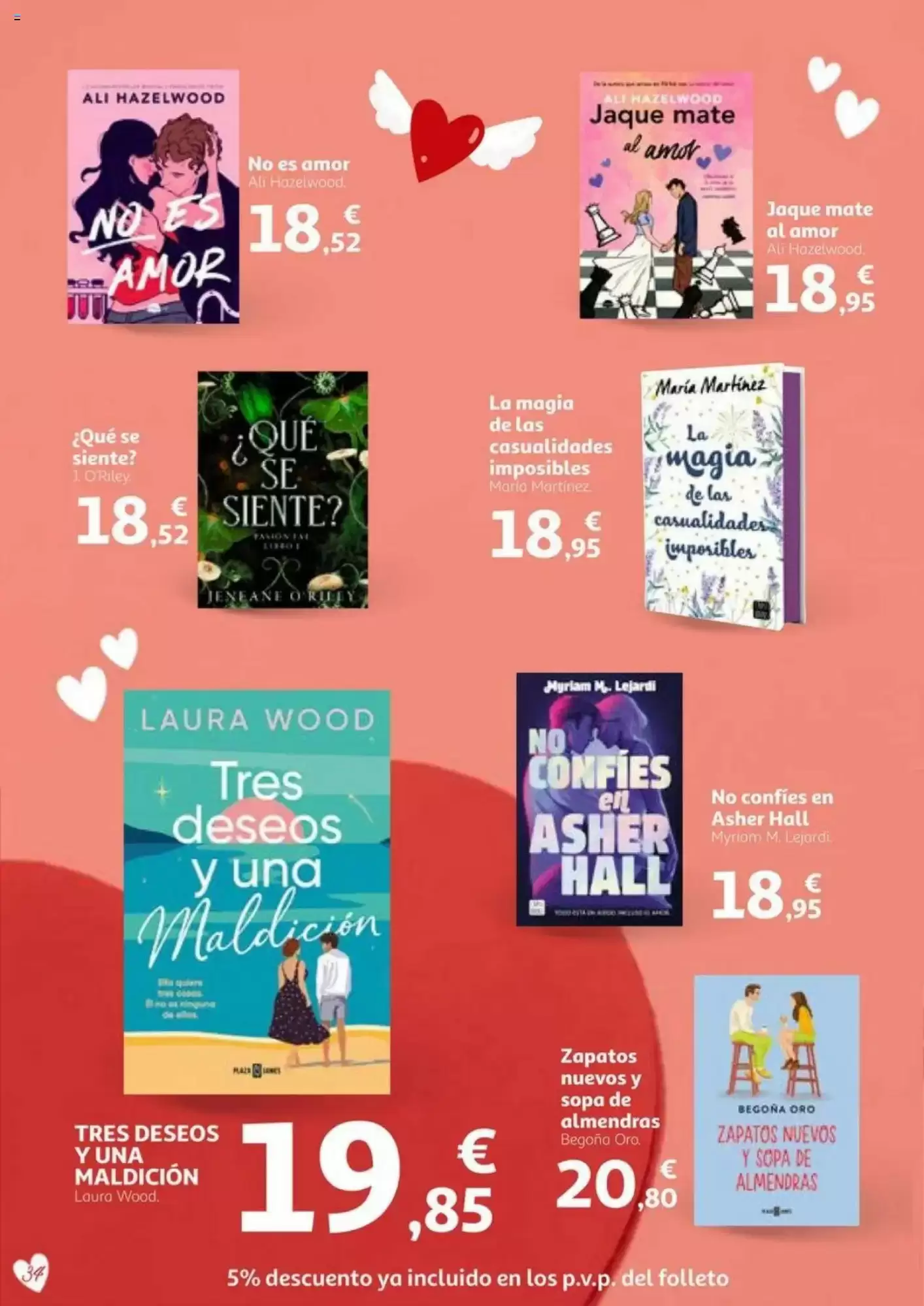 Número de página 34 del folleto promocional de la tienda Alcampo - En San Valentin sales ganando - fecha de vigencia: desde01.02 bis 14.02