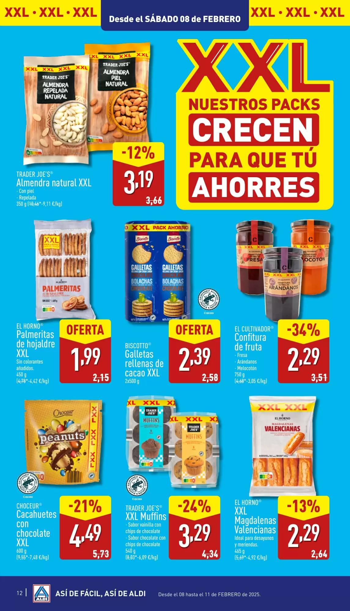 Número de página 12 del folleto promocional de la tienda Aldi - Precios siempre bajos para ahorrar siempre - fecha de vigencia: desde05.02 bis 11.02