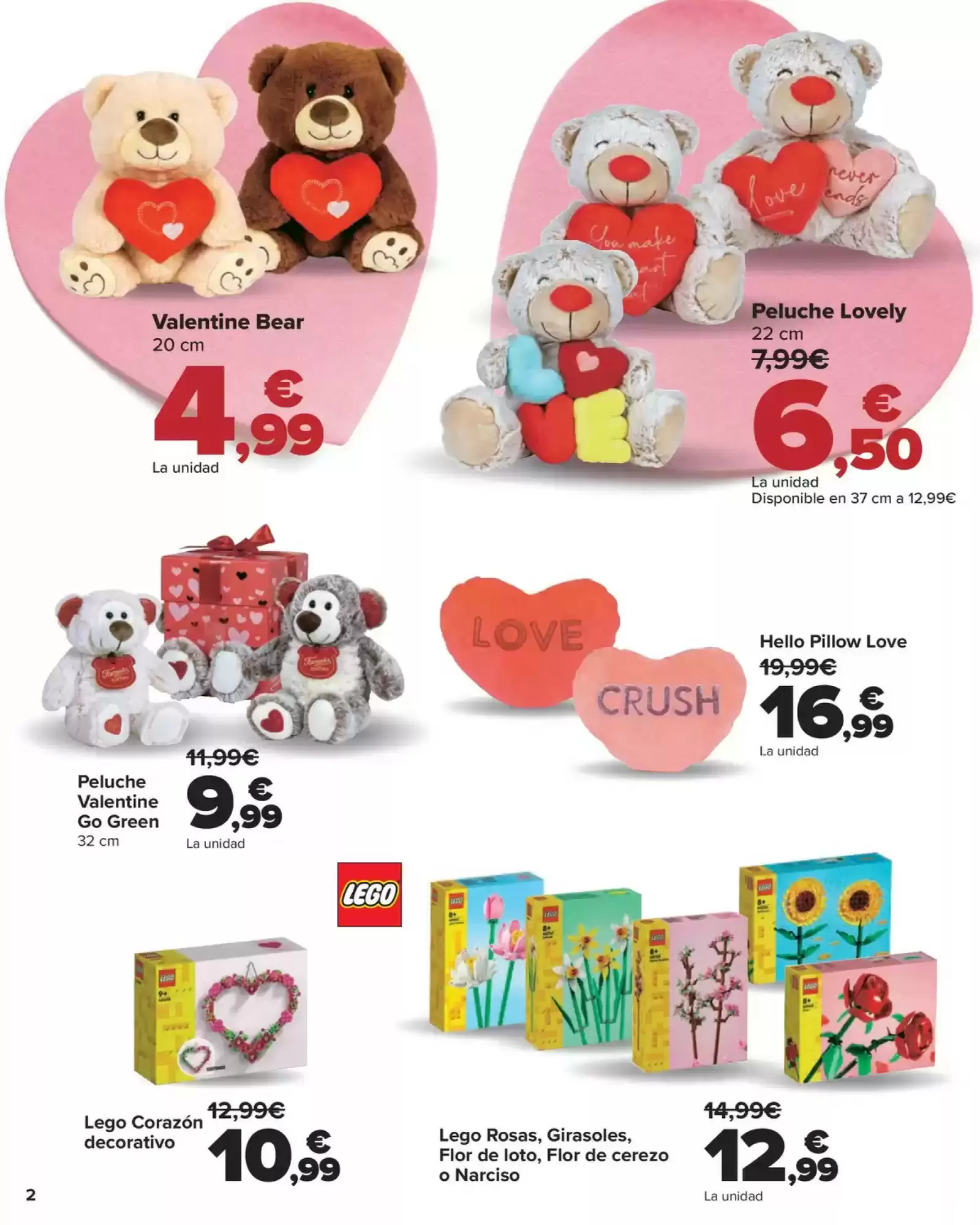 Número de página 2 del folleto promocional de la tienda Carrefour - San Velentin Amor de precios - fecha de vigencia: desde04.02 bis 14.02