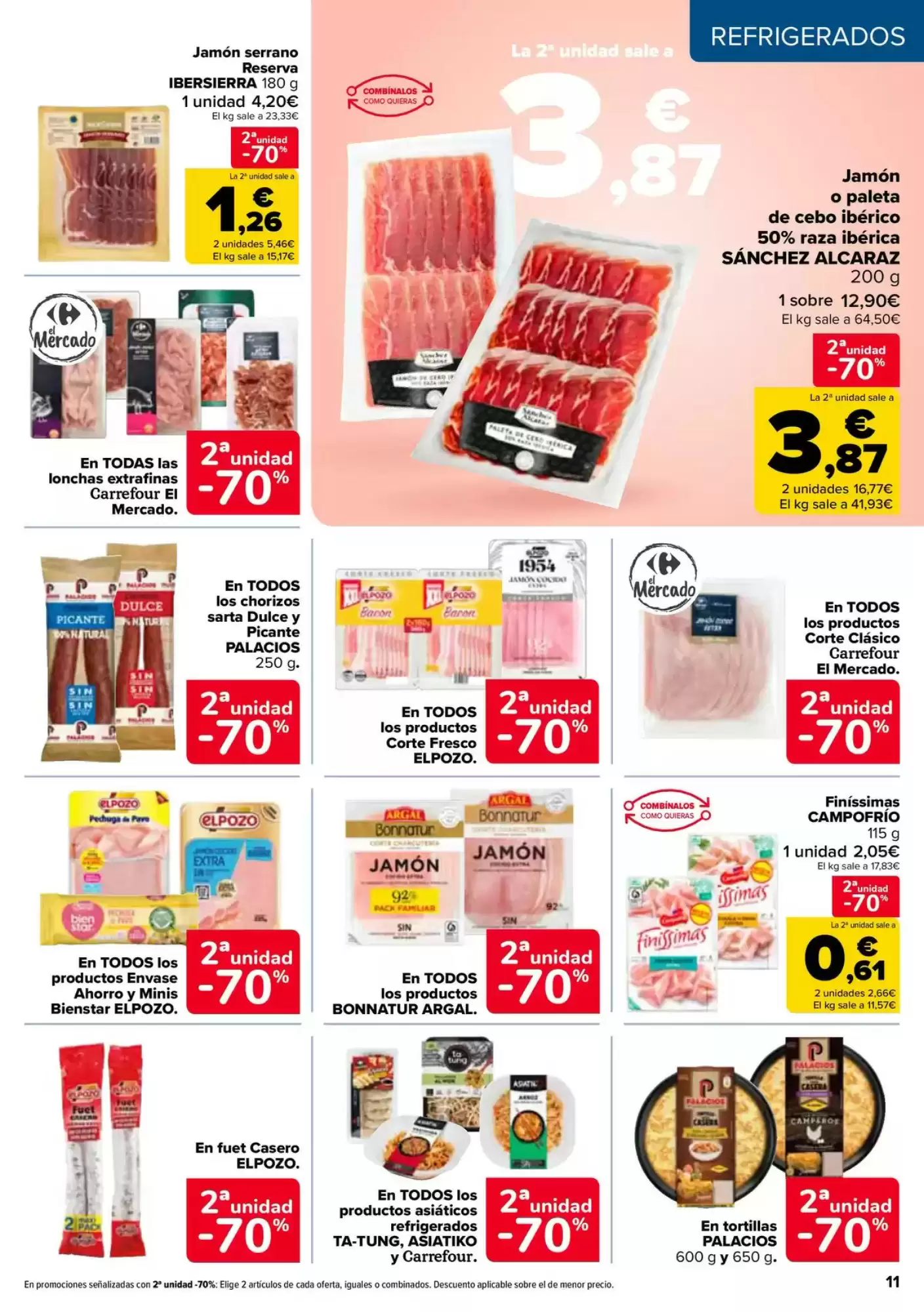 Número de página 11 del folleto promocional de la tienda Carrefour - 50% Que vuelve - fecha de vigencia: desde28.01 bis 12.02