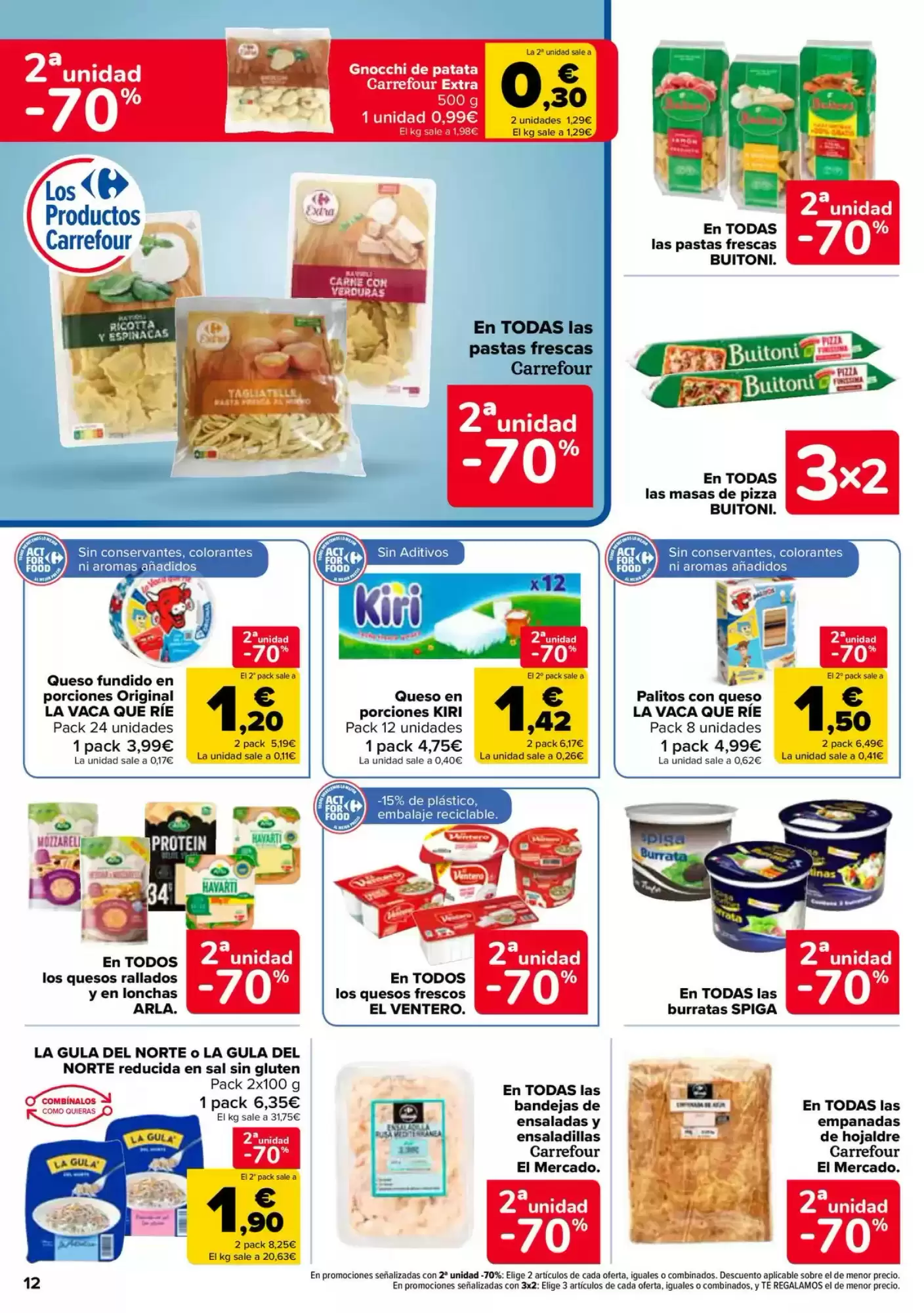 Número de página 12 del folleto promocional de la tienda Carrefour - 50% Que vuelve - fecha de vigencia: desde28.01 bis 12.02