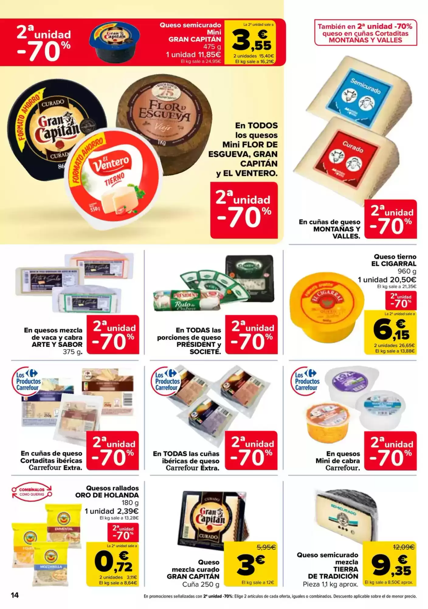 Número de página 14 del folleto promocional de la tienda Carrefour - 50% Que vuelve - fecha de vigencia: desde28.01 bis 12.02