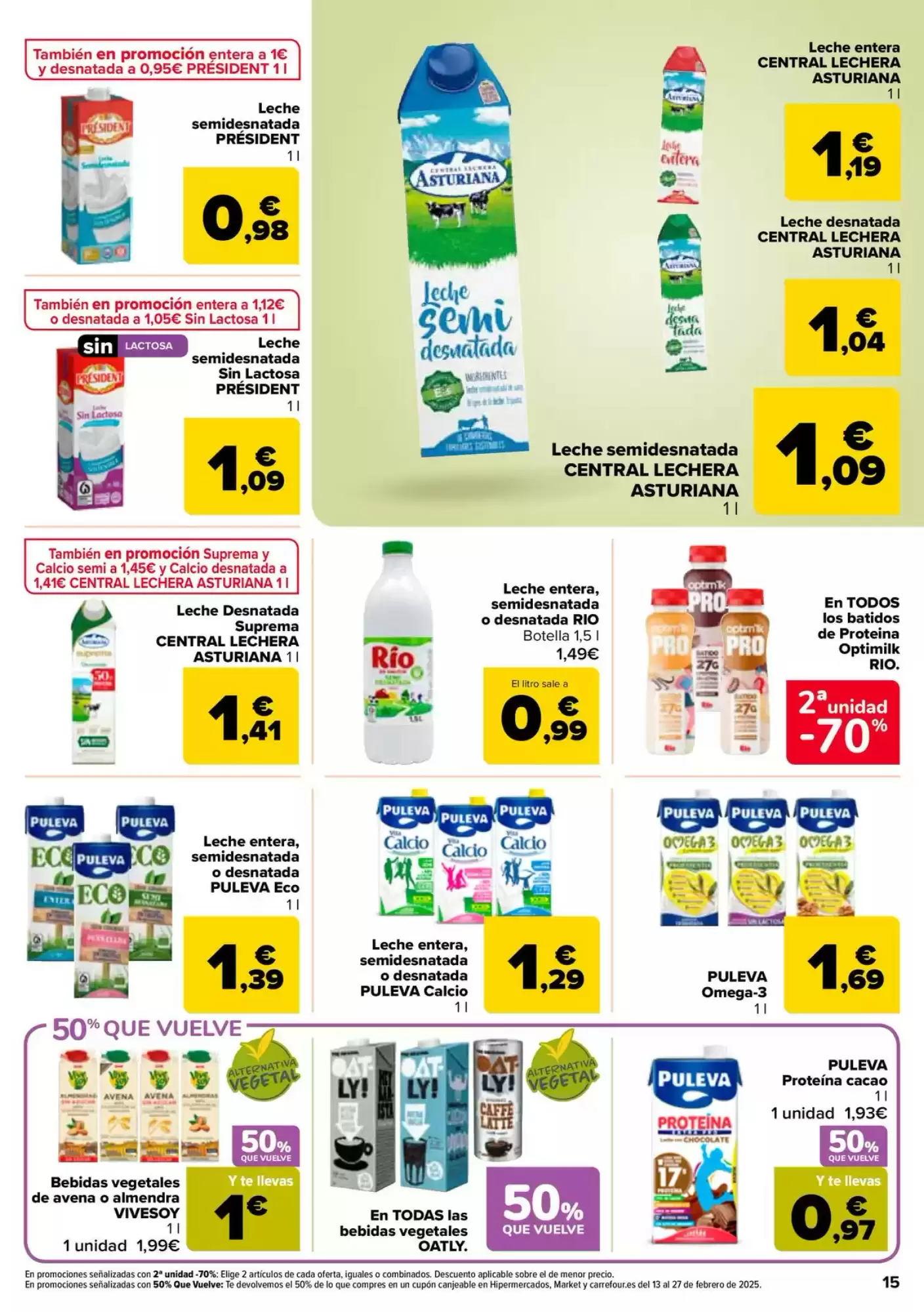 Número de página 15 del folleto promocional de la tienda Carrefour - 50% Que vuelve - fecha de vigencia: desde28.01 bis 12.02