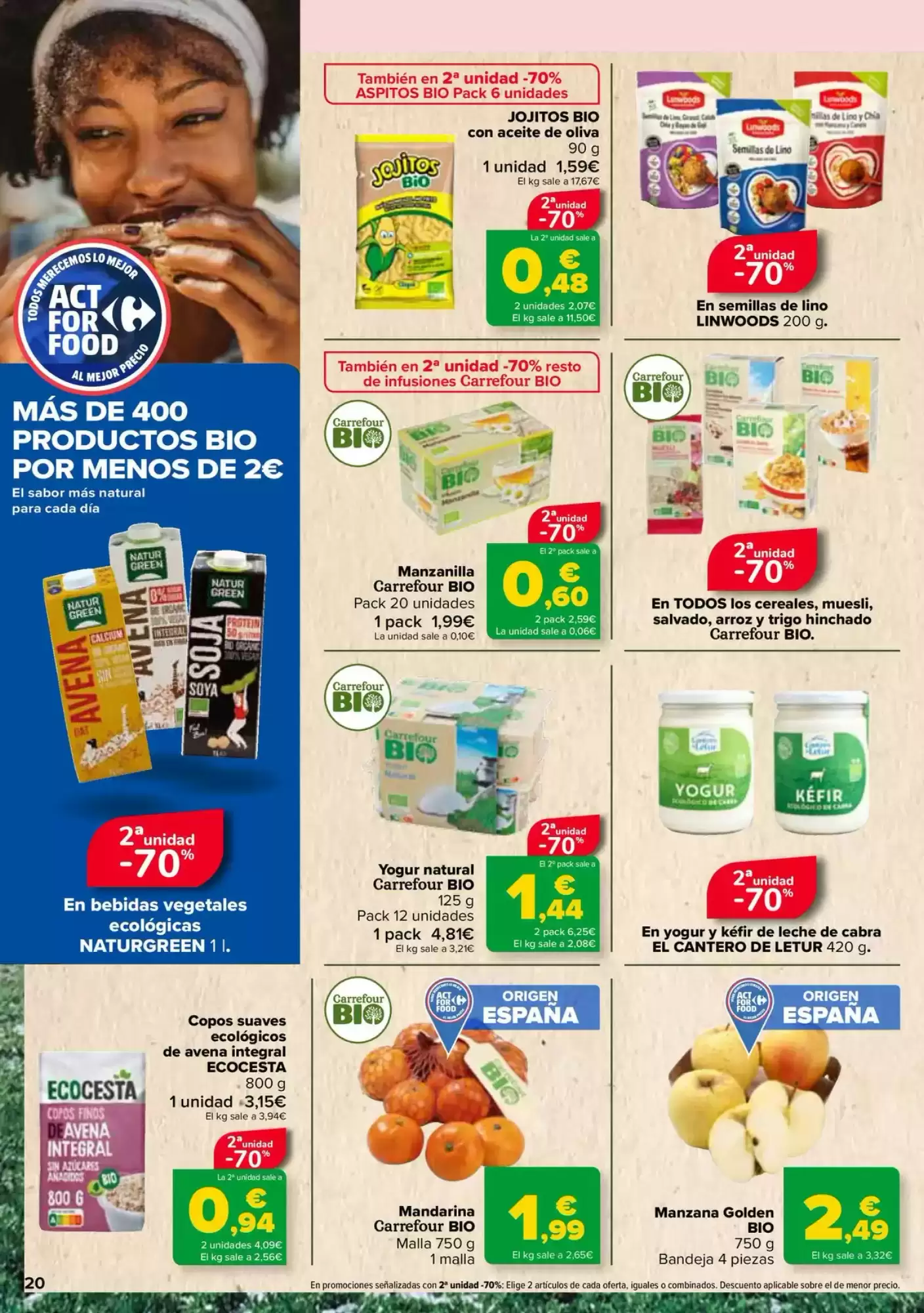 Número de página 20 del folleto promocional de la tienda Carrefour - 50% Que vuelve - fecha de vigencia: desde28.01 bis 12.02