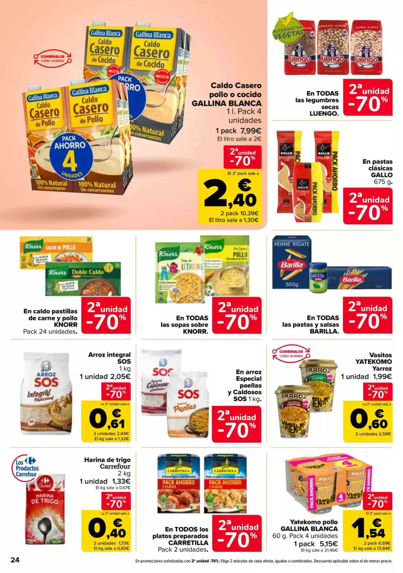 Número de página 24 del folleto promocional de la tienda Carrefour - 50% Que vuelve - fecha de vigencia: desde28.01 bis 12.02