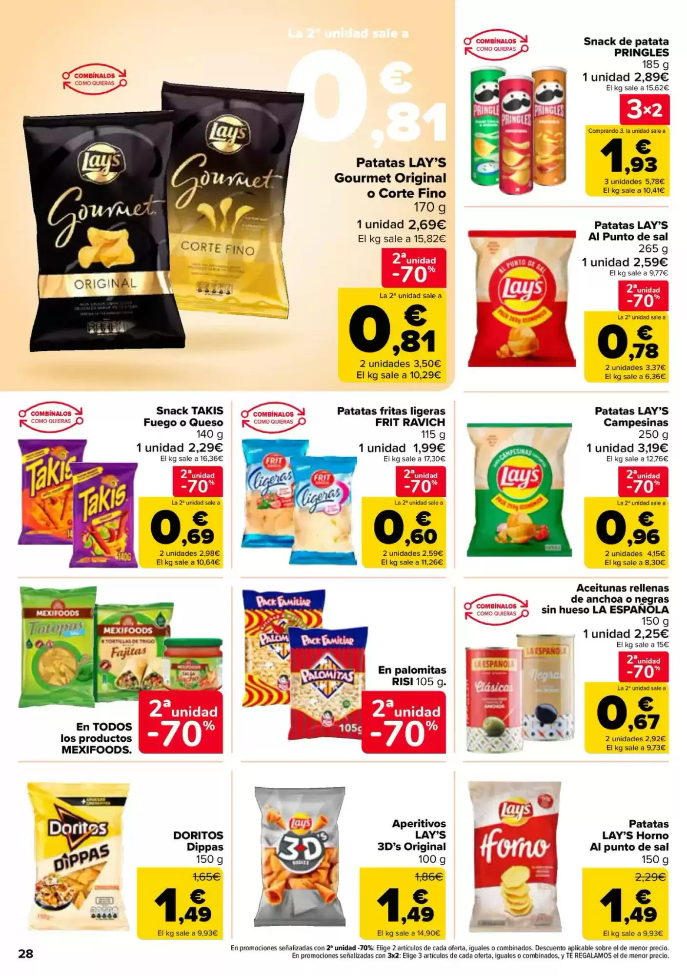 Número de página 28 del folleto promocional de la tienda Carrefour - 50% Que vuelve - fecha de vigencia: desde28.01 bis 12.02