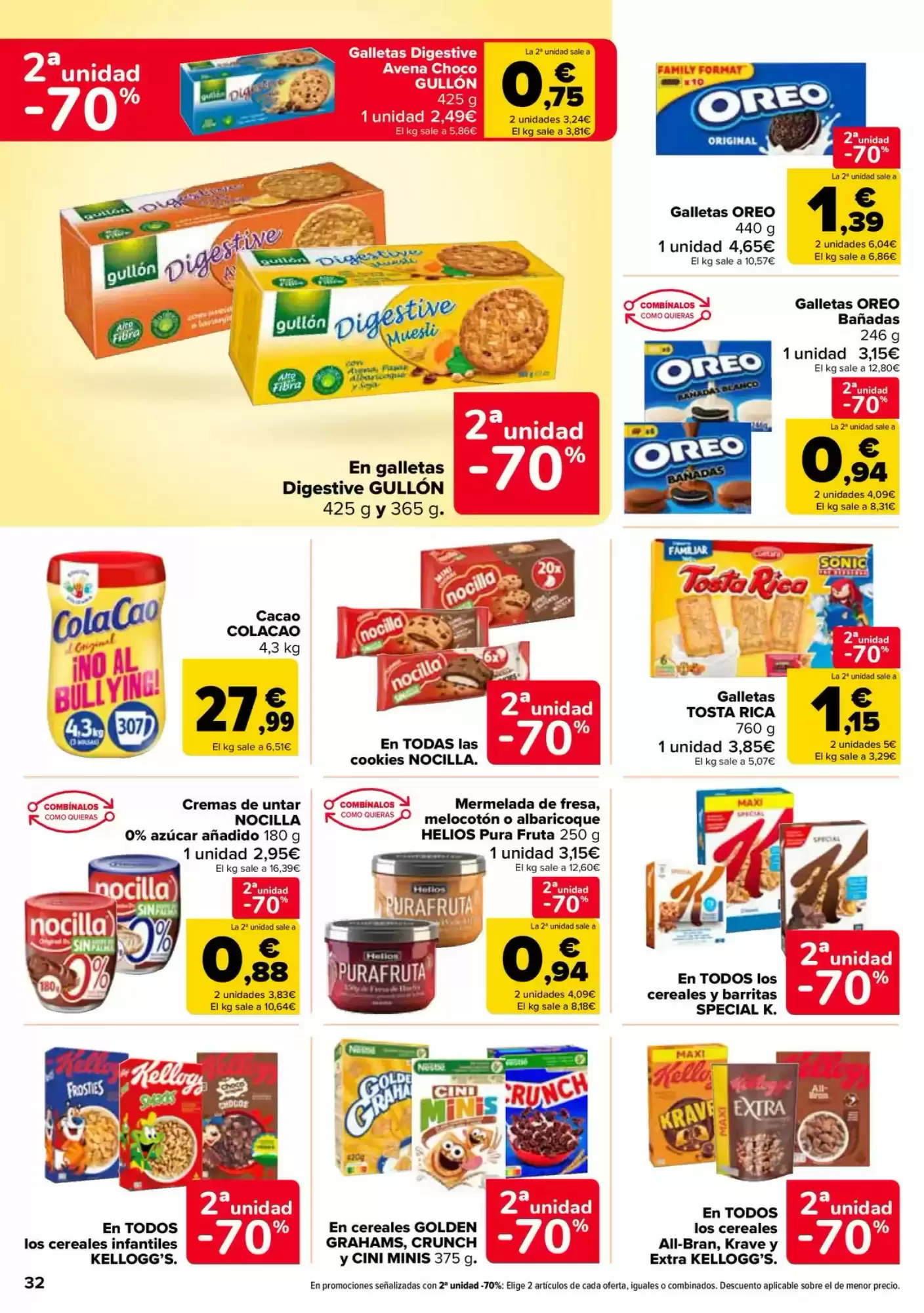 Número de página 32 del folleto promocional de la tienda Carrefour - 50% Que vuelve - fecha de vigencia: desde28.01 bis 12.02