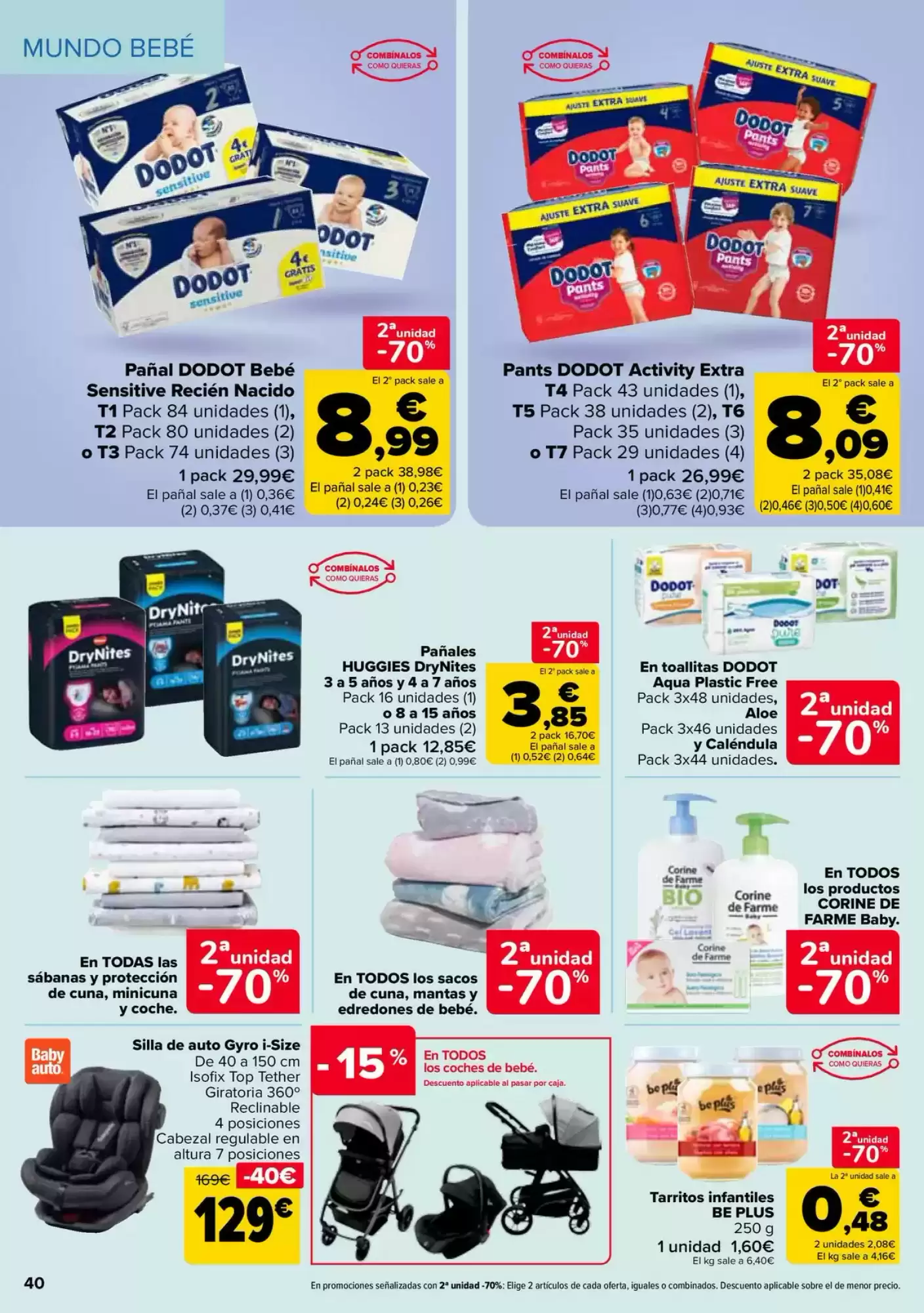 Número de página 40 del folleto promocional de la tienda Carrefour - 50% Que vuelve - fecha de vigencia: desde28.01 bis 12.02