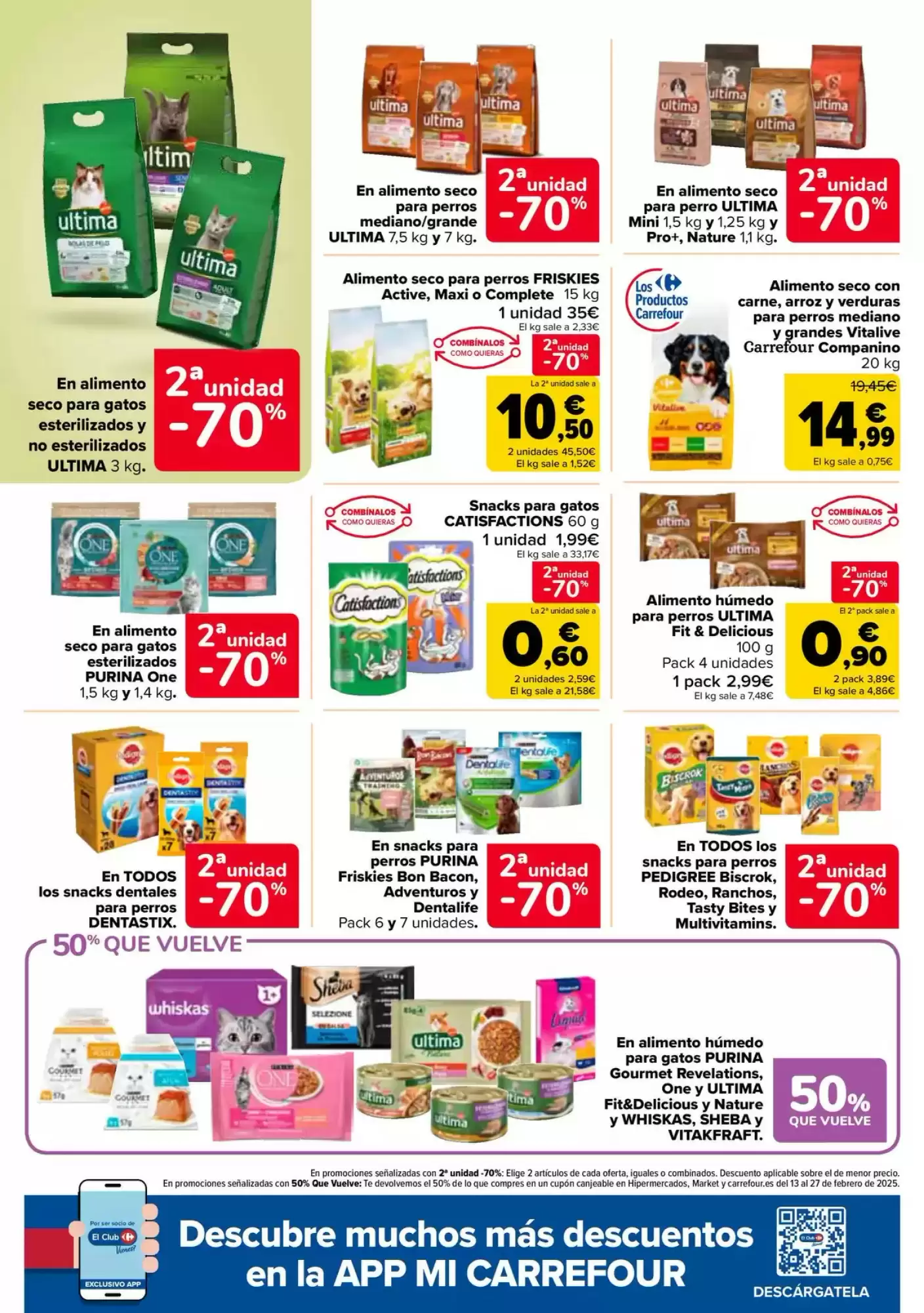 Número de página 56 del folleto promocional de la tienda Carrefour - 50% Que vuelve - fecha de vigencia: desde28.01 bis 12.02