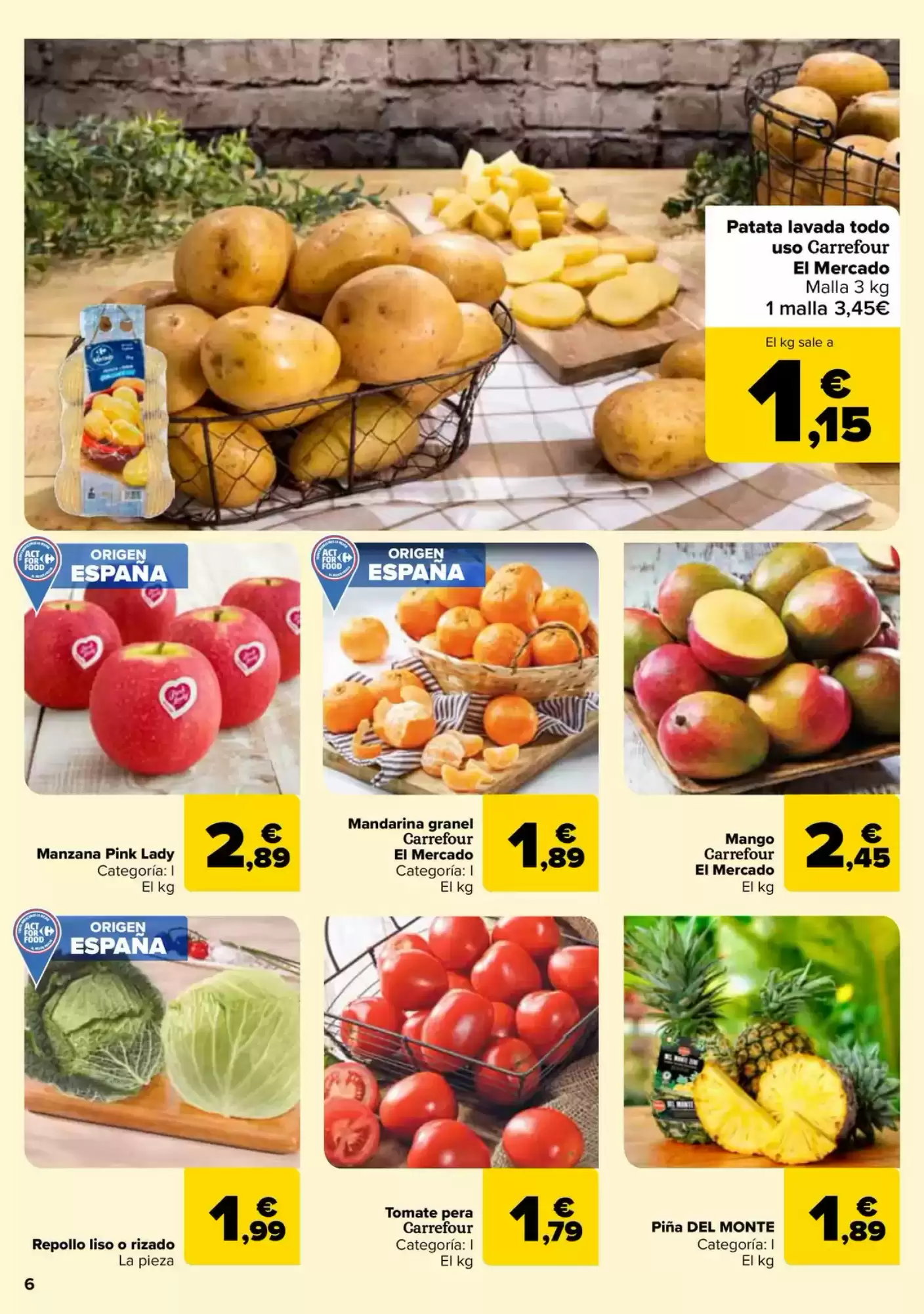 Número de página 6 del folleto promocional de la tienda Carrefour - 50% Que vuelve - fecha de vigencia: desde28.01 bis 12.02