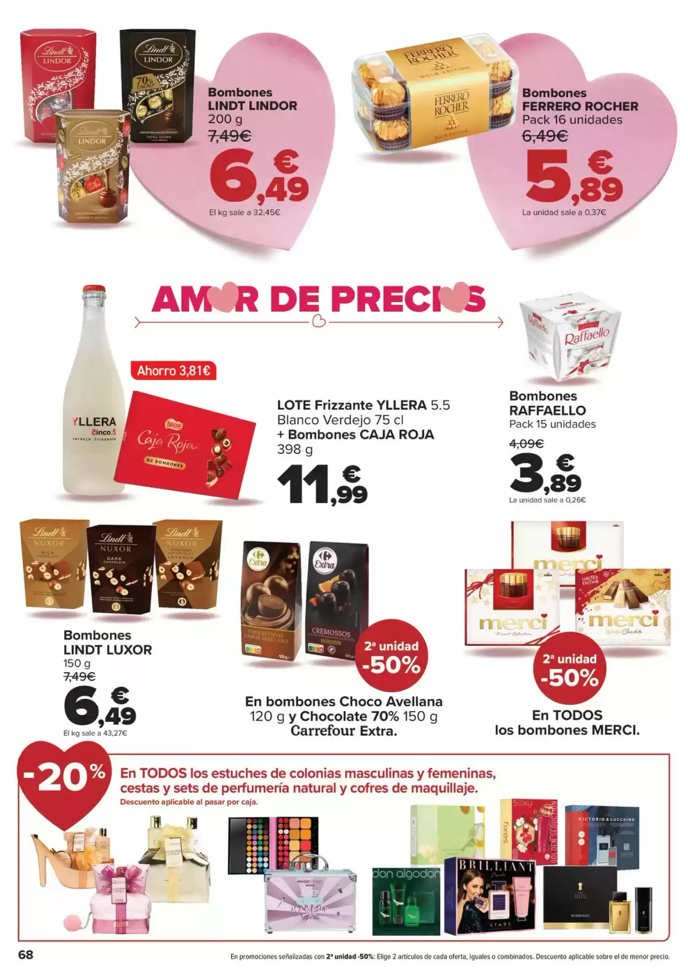 Número de página 68 del folleto promocional de la tienda Carrefour - 50% Que vuelve - fecha de vigencia: desde28.01 bis 12.02