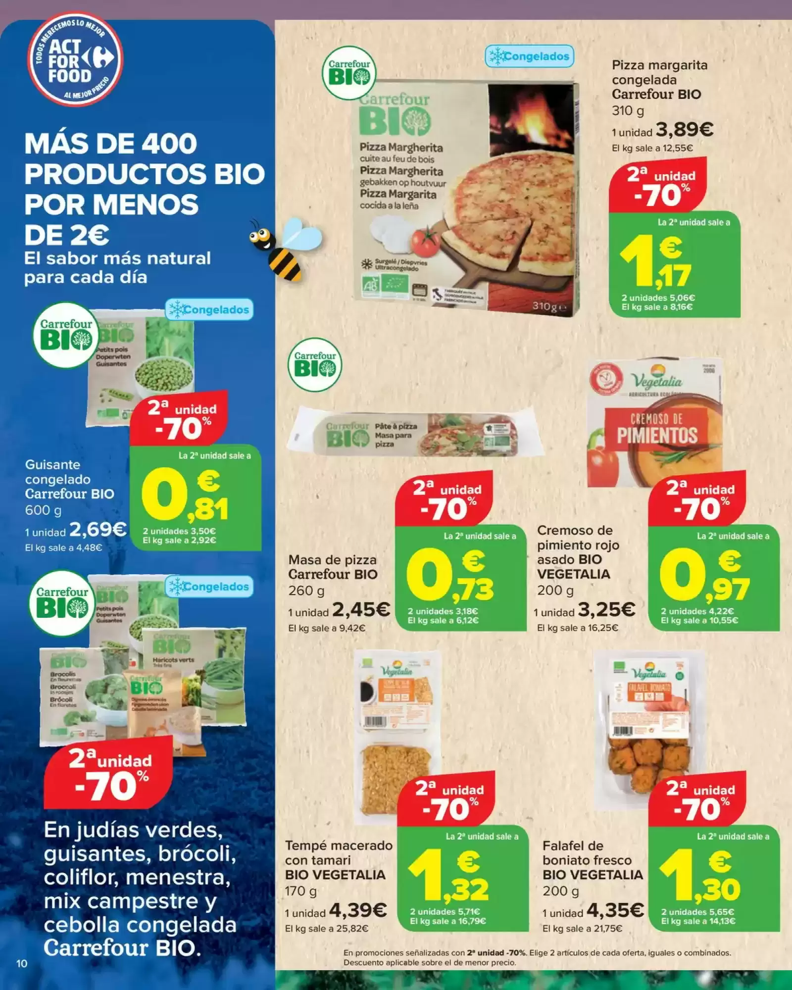 Número de página 10 del folleto promocional de la tienda Carrefour - Act for food - fecha de vigencia: desde28.01 bis 12.02