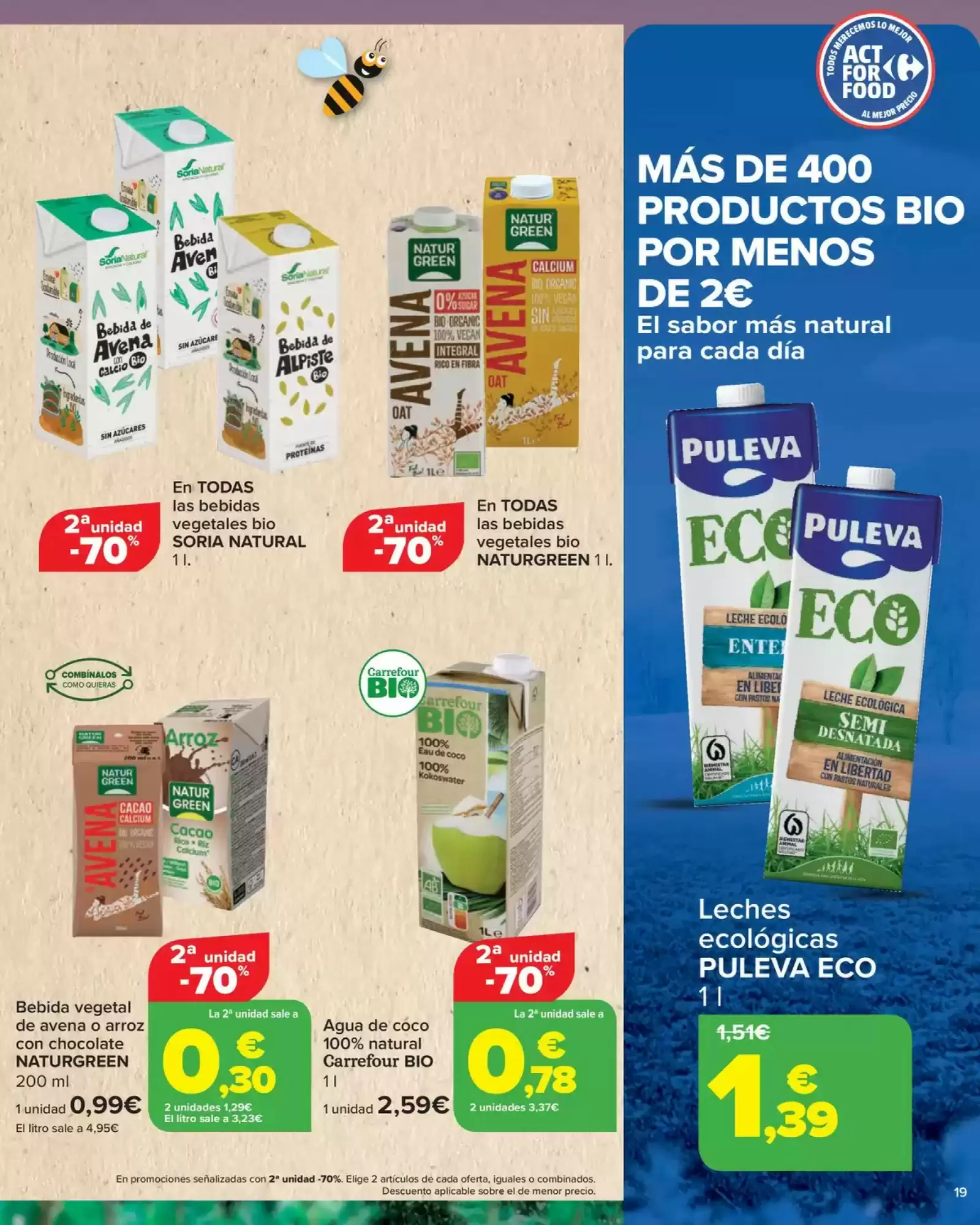 Número de página 19 del folleto promocional de la tienda Carrefour - Act for food - fecha de vigencia: desde28.01 bis 12.02