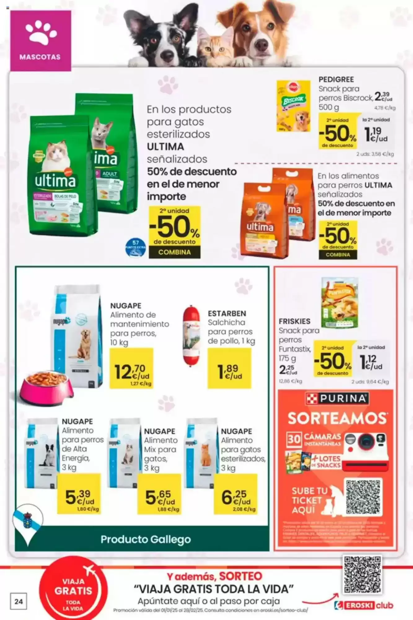 Número de página 24 del folleto promocional de la tienda Eroski - Siempre a buen precio - fecha de vigencia: desde30.01 bis 11.02