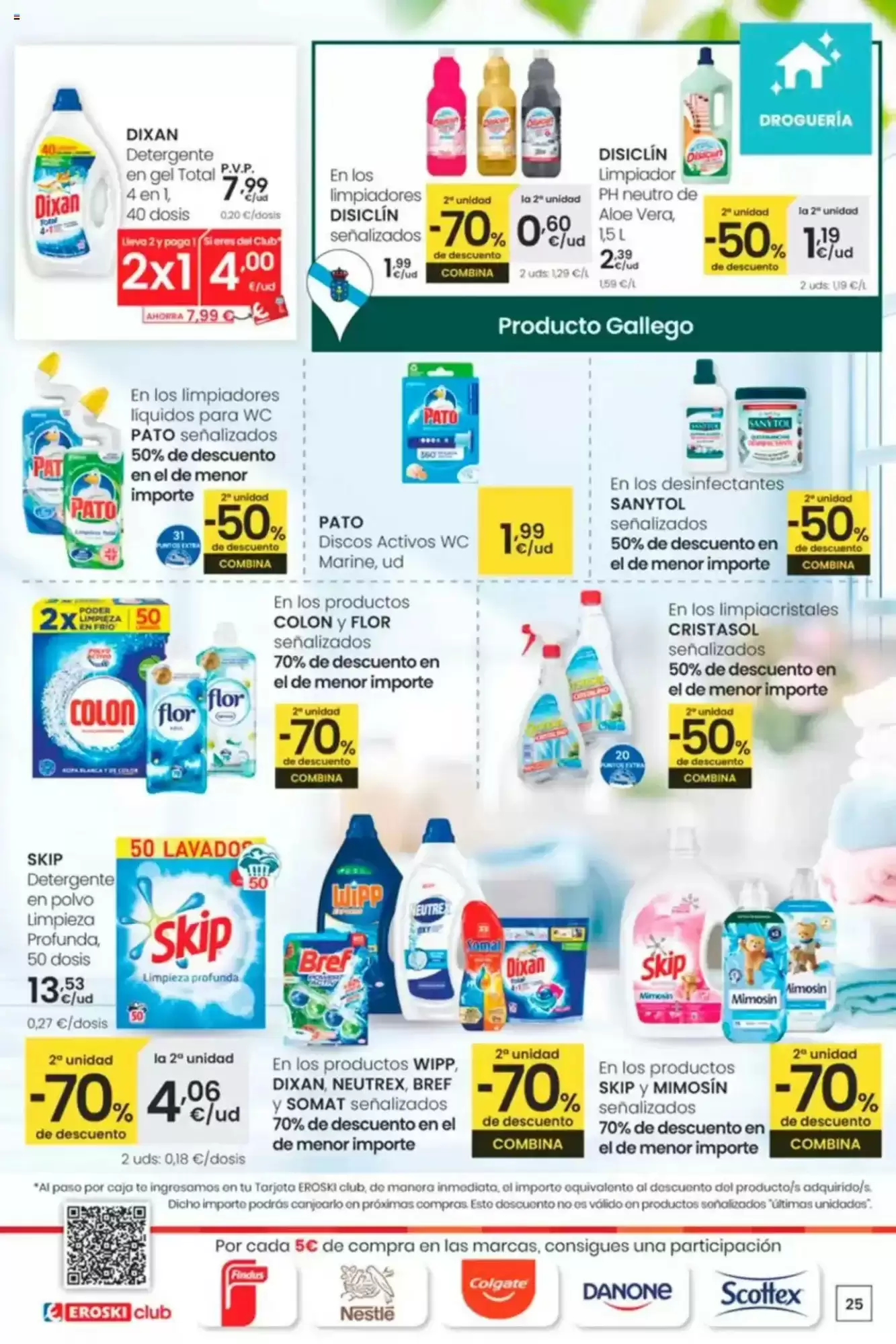 Número de página 25 del folleto promocional de la tienda Eroski - Siempre a buen precio - fecha de vigencia: desde30.01 bis 11.02