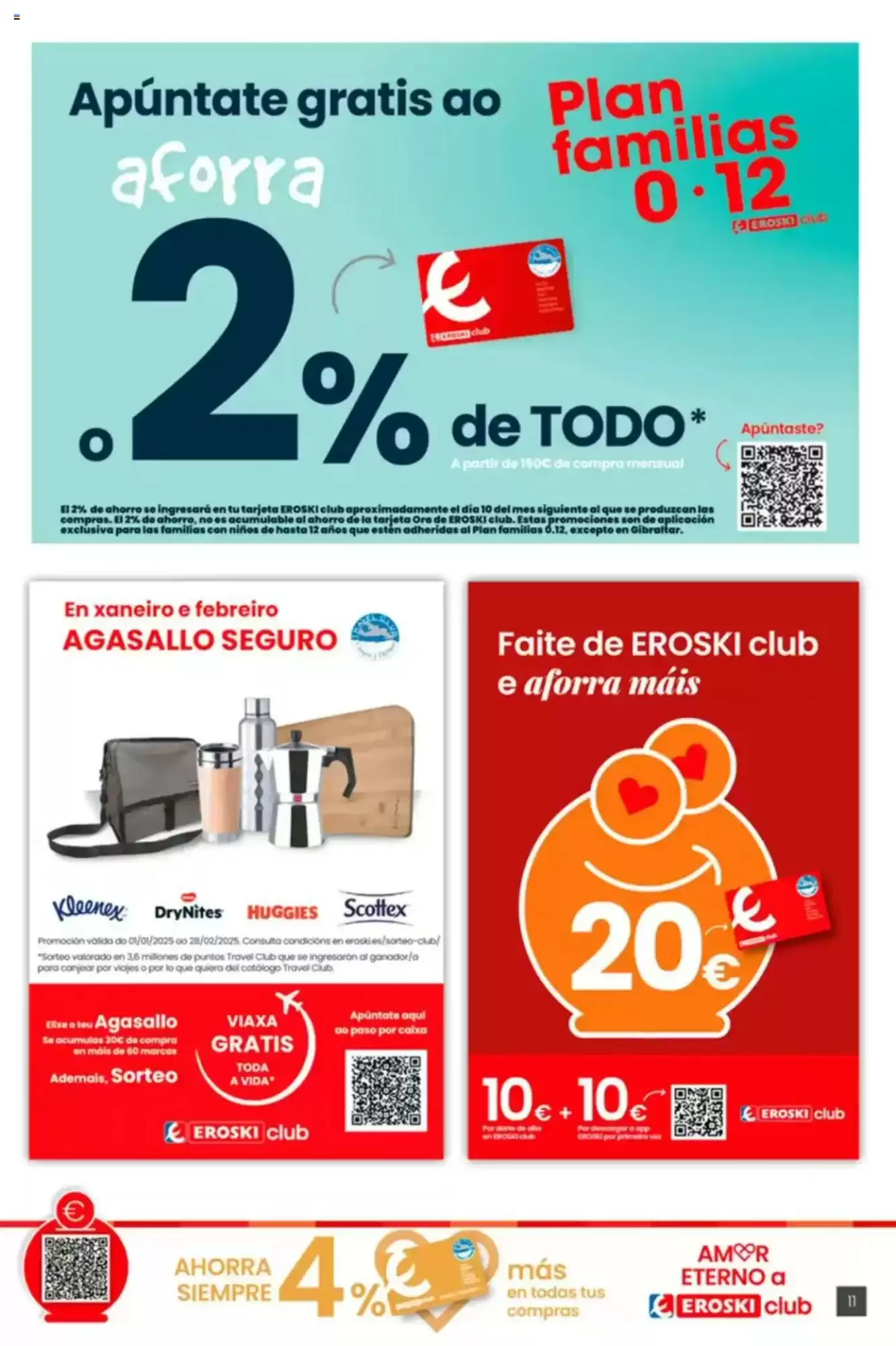 Número de página 11 del folleto promocional de la tienda Eroski - hola peke  - fecha de vigencia: desde30.01 bis 11.02