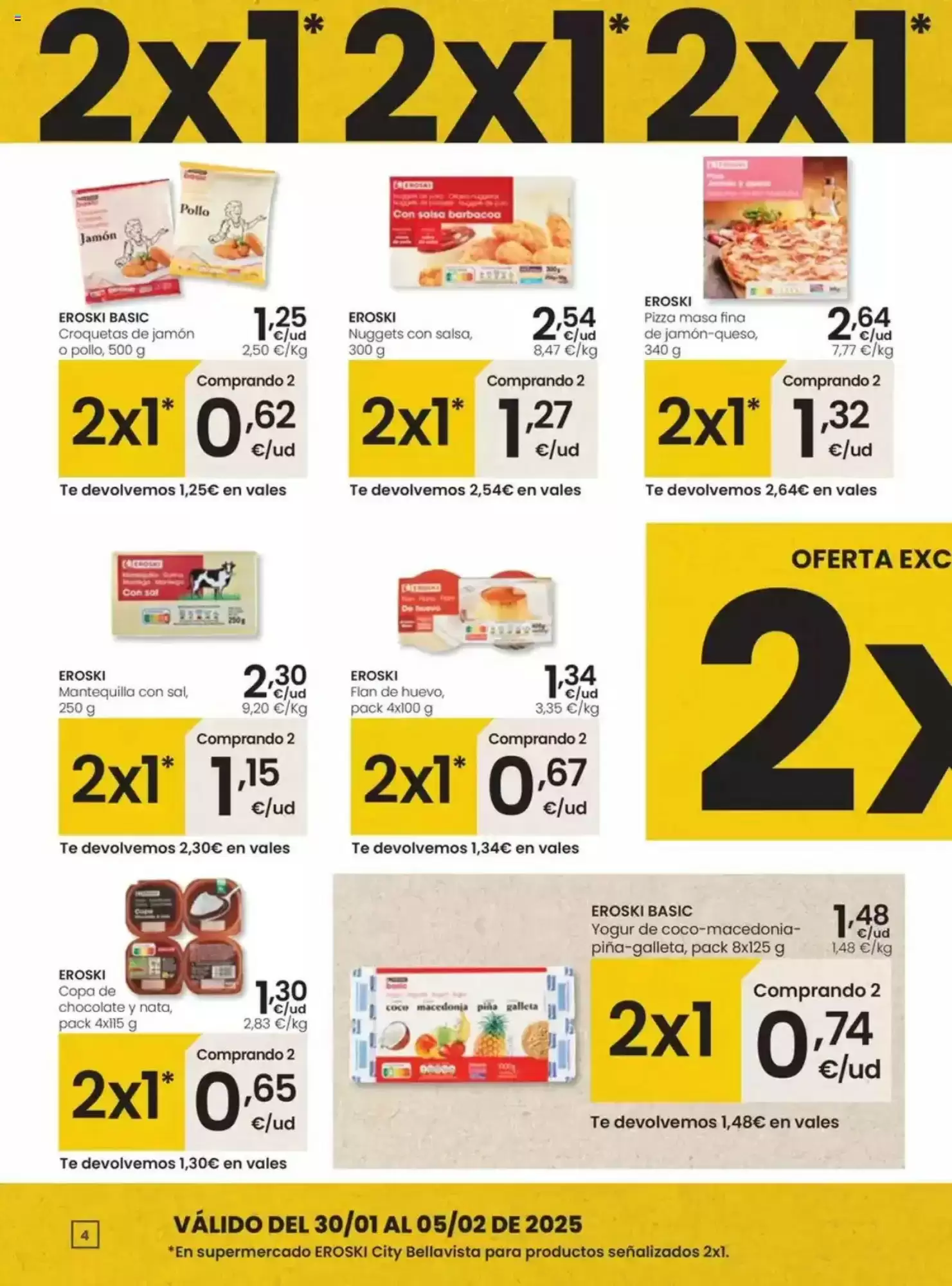 Número de página 4 del folleto promocional de la tienda Eroski - Suma ahorro - fecha de vigencia: desde30.01 bis 05.02