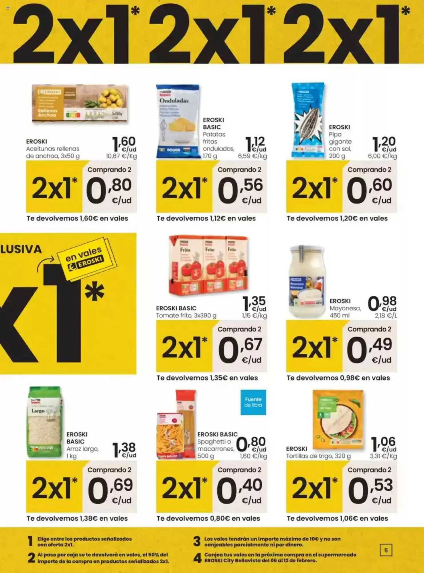 Número de página 5 del folleto promocional de la tienda Eroski - Suma ahorro - fecha de vigencia: desde30.01 bis 05.02