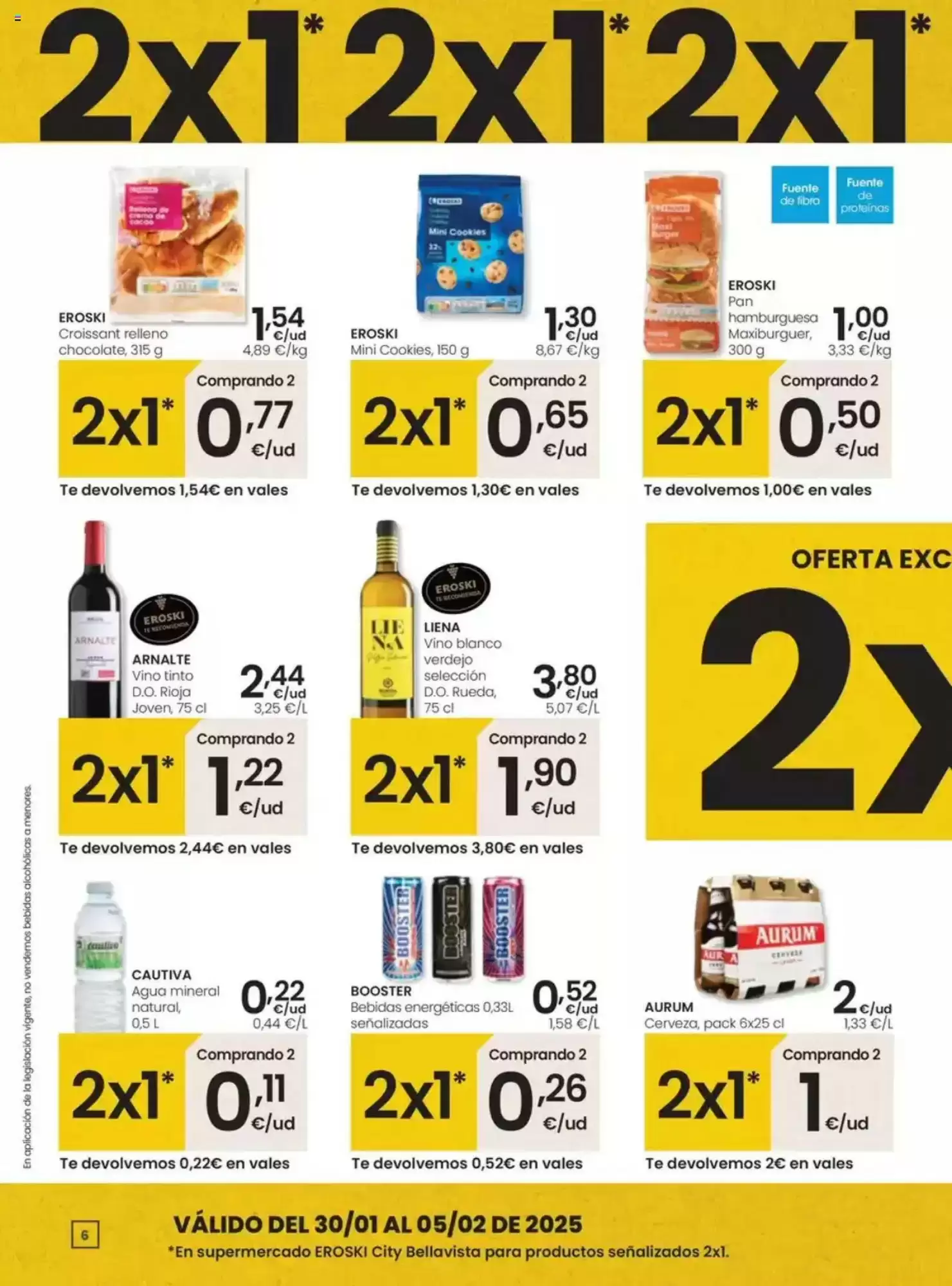 Número de página 6 del folleto promocional de la tienda Eroski - Suma ahorro - fecha de vigencia: desde30.01 bis 05.02