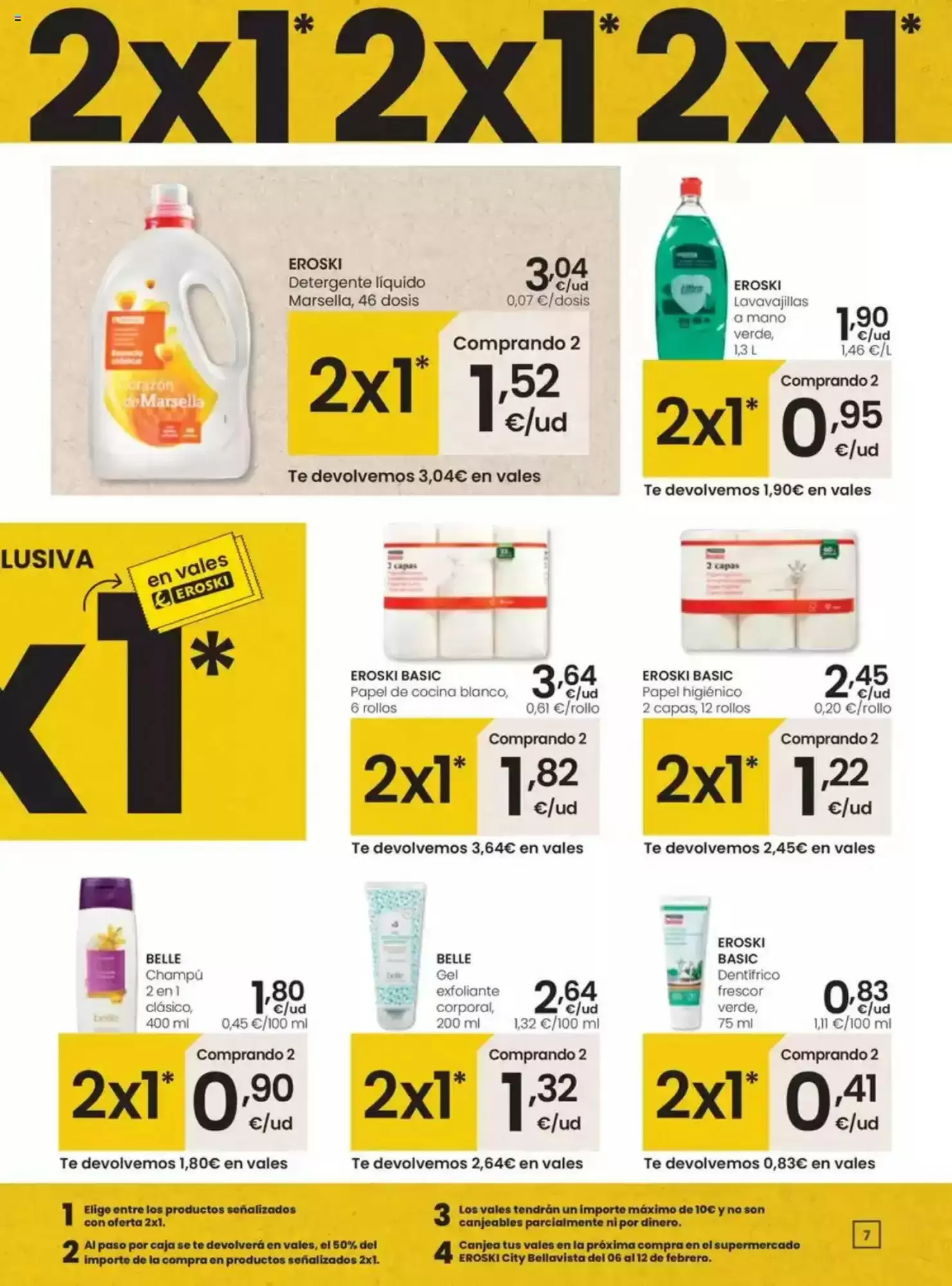 Número de página 7 del folleto promocional de la tienda Eroski - Suma ahorro - fecha de vigencia: desde30.01 bis 05.02