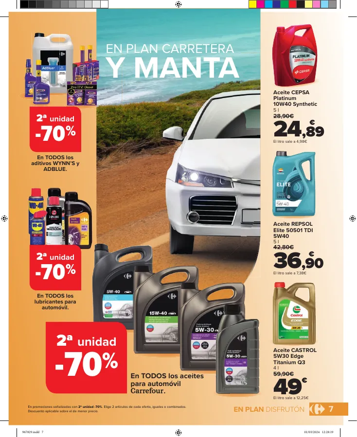 Número de página 7 del folleto promocional de la tienda Carrefour - SEMANA SANTA (Maletas, automóvil, televisores, pequeño electrodoméstico) - fecha de vigencia: desde15.03 bis 08.04