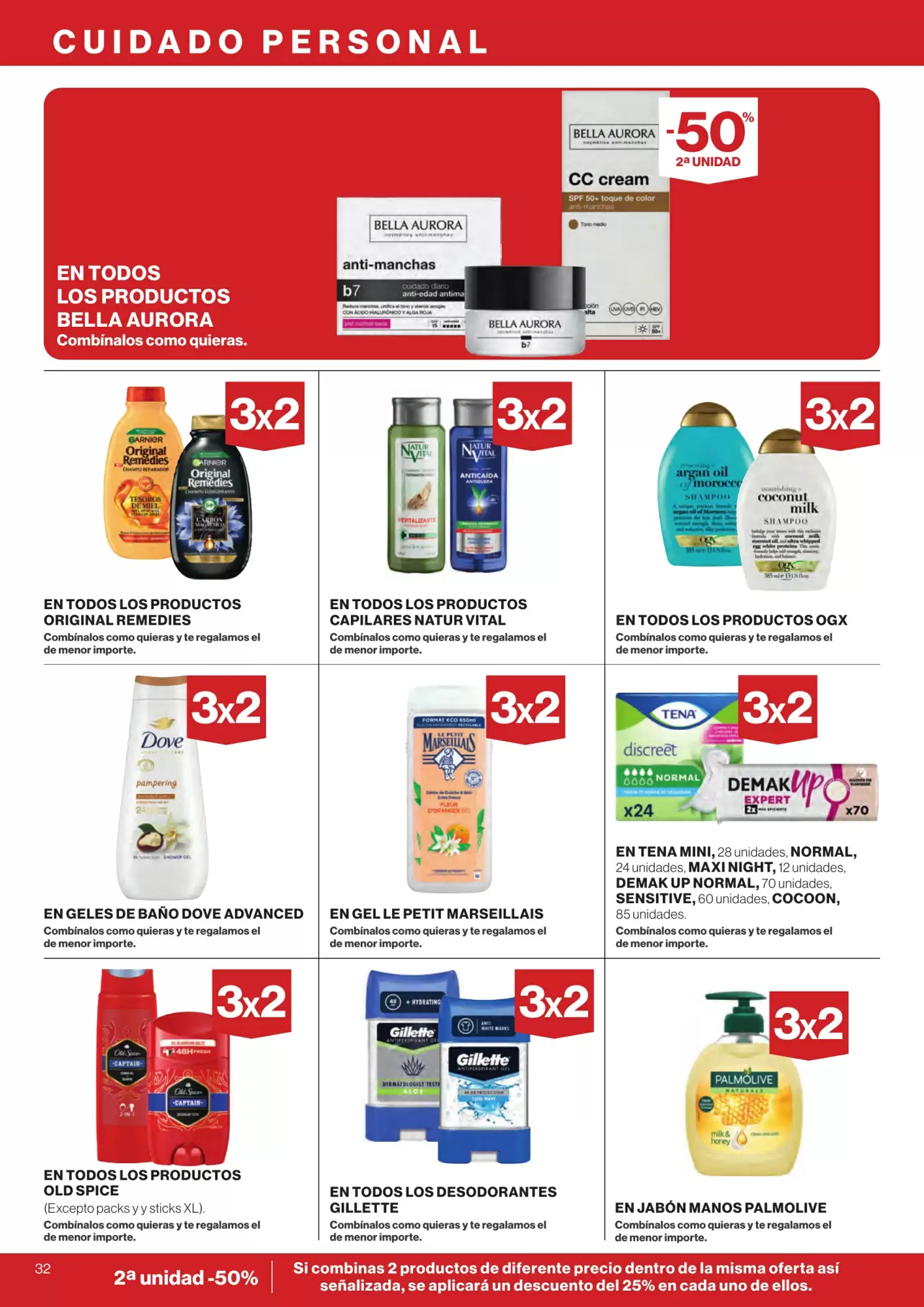 Número de página 36 del folleto promocional de la tienda Hipercor - Buenos precios a doario 3x2 - fecha de vigencia: desde30.01 bis 12.02