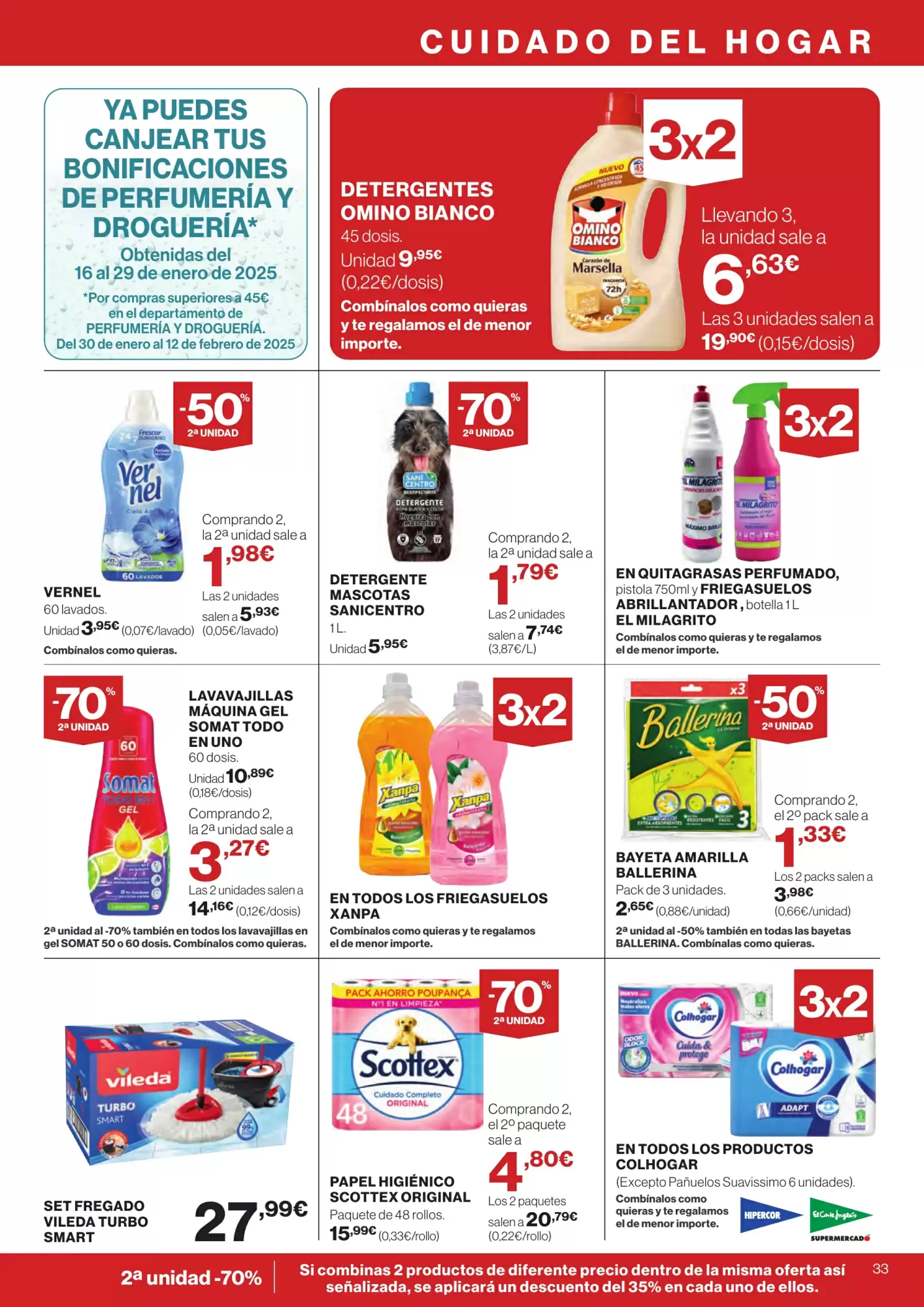 Número de página 37 del folleto promocional de la tienda Hipercor - Buenos precios a doario 3x2 - fecha de vigencia: desde30.01 bis 12.02