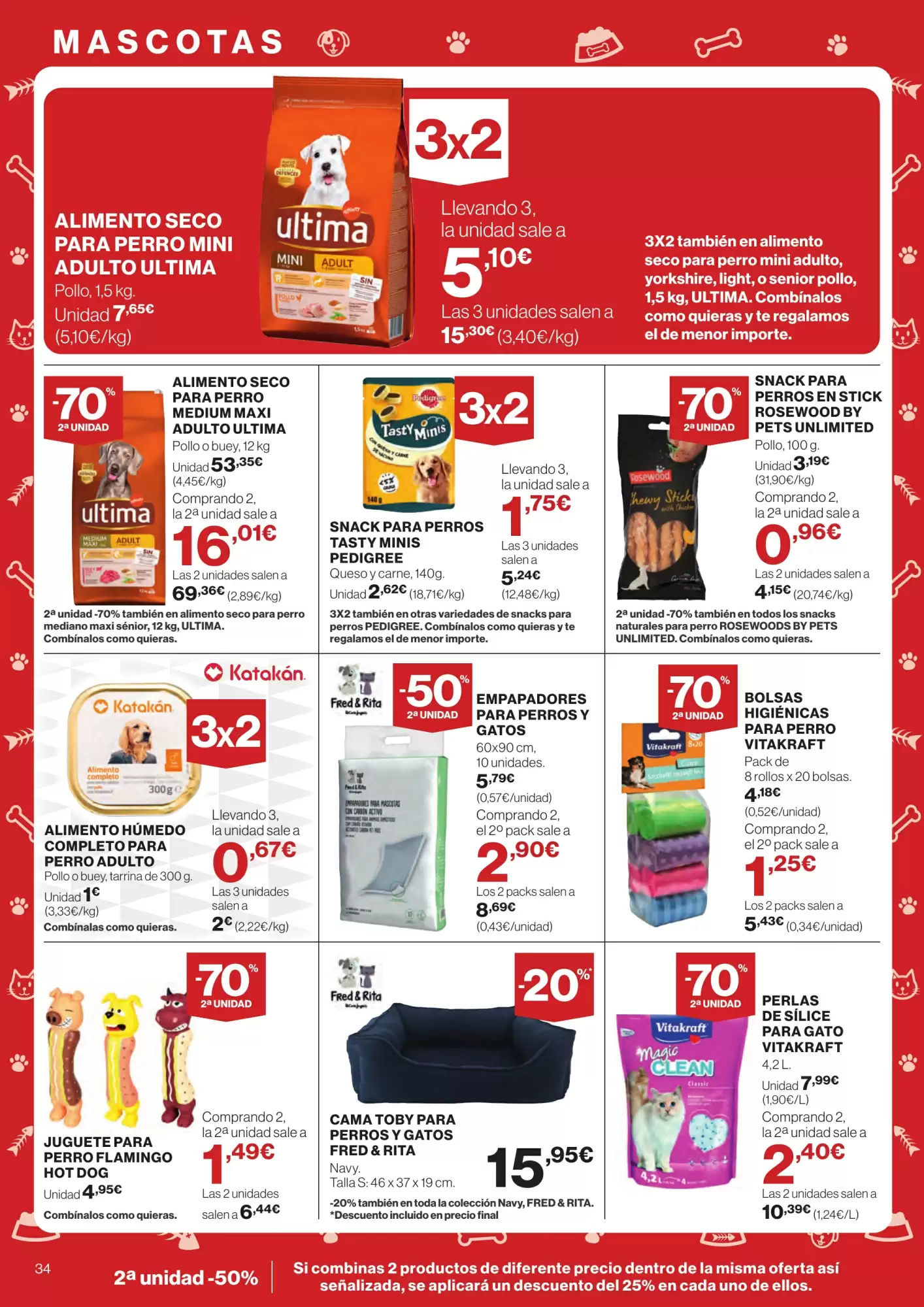 Número de página 38 del folleto promocional de la tienda Hipercor - Buenos precios a doario 3x2 - fecha de vigencia: desde30.01 bis 12.02