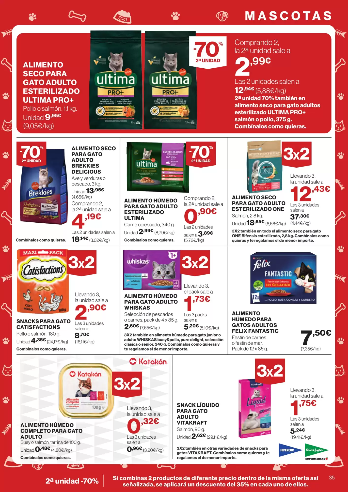 Número de página 39 del folleto promocional de la tienda Hipercor - Buenos precios a doario 3x2 - fecha de vigencia: desde30.01 bis 12.02