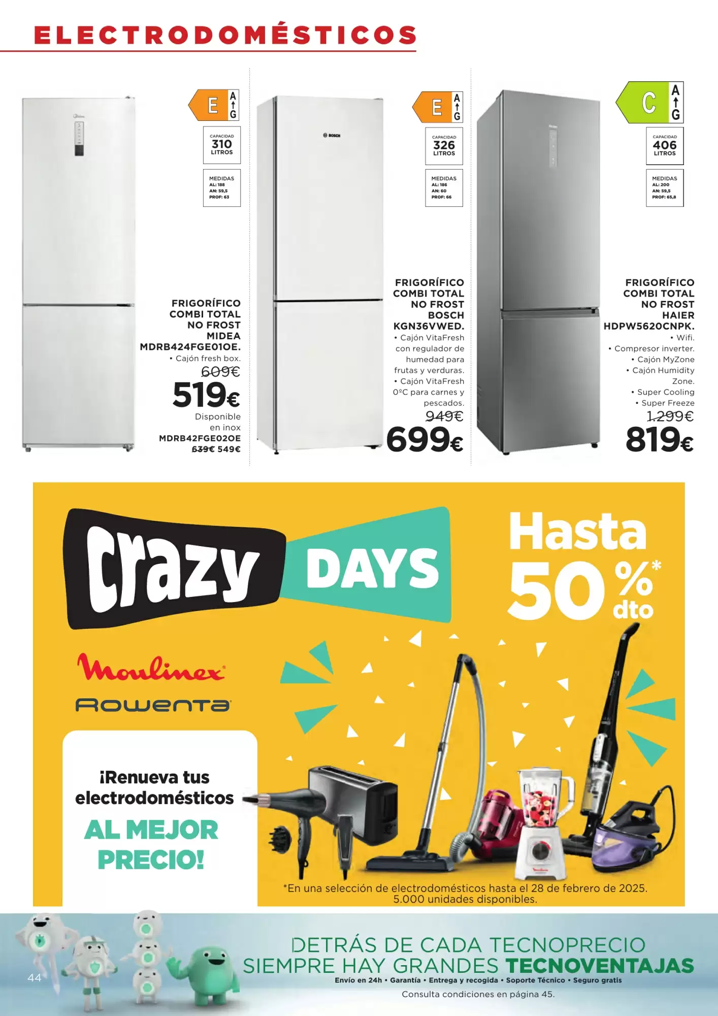 Número de página 50 del folleto promocional de la tienda Hipercor - Buenos precios a doario 3x2 - fecha de vigencia: desde30.01 bis 12.02