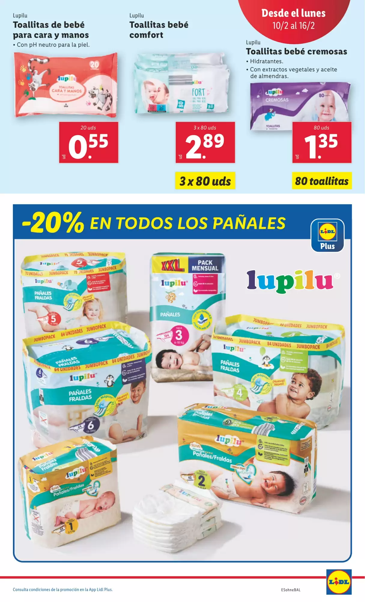 Número de página 11 del folleto promocional de la tienda Lidl - Marca la diferecia - fecha de vigencia: desde10.02 bis 16.02