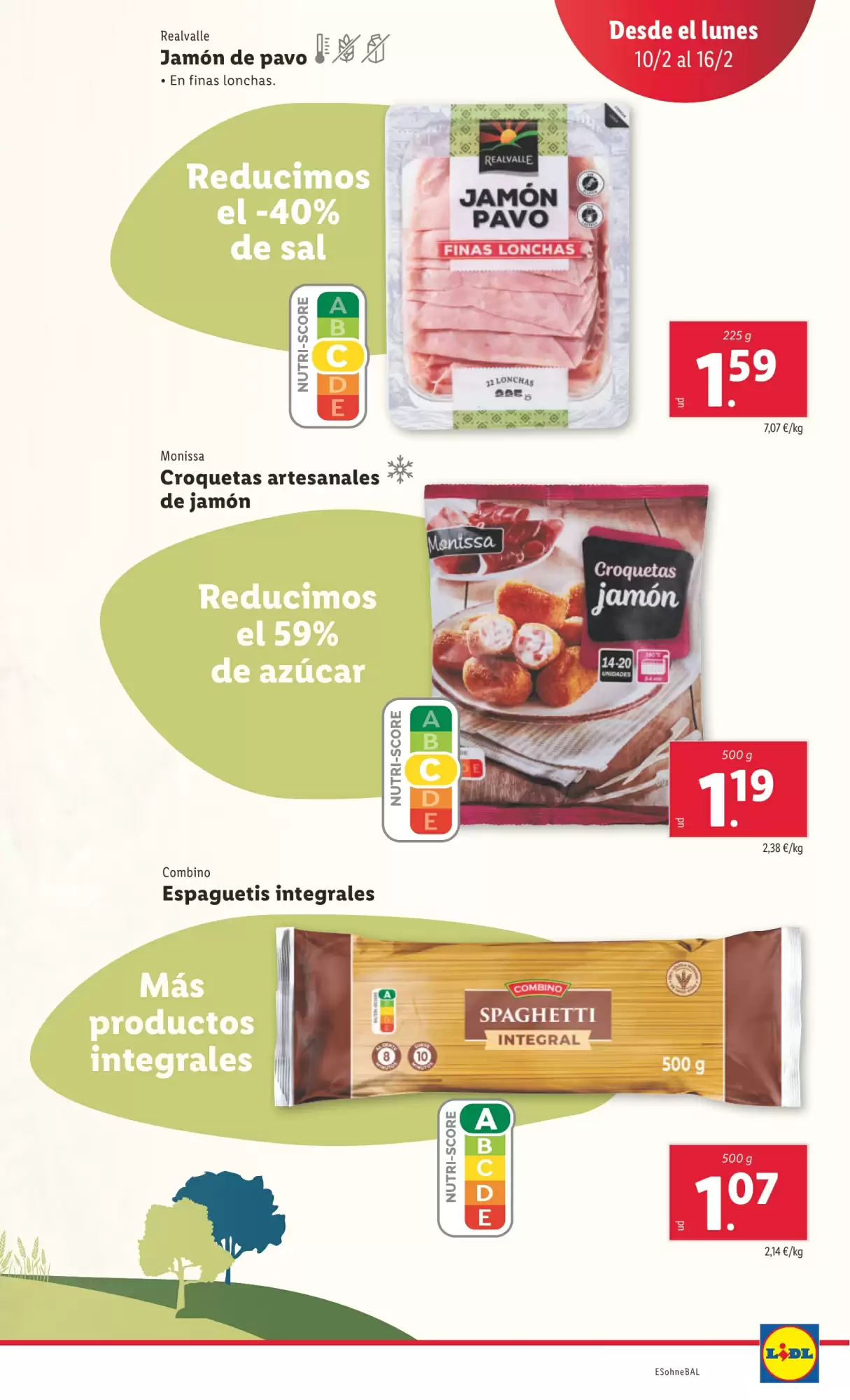 Número de página 13 del folleto promocional de la tienda Lidl - Marca la diferecia - fecha de vigencia: desde10.02 bis 16.02