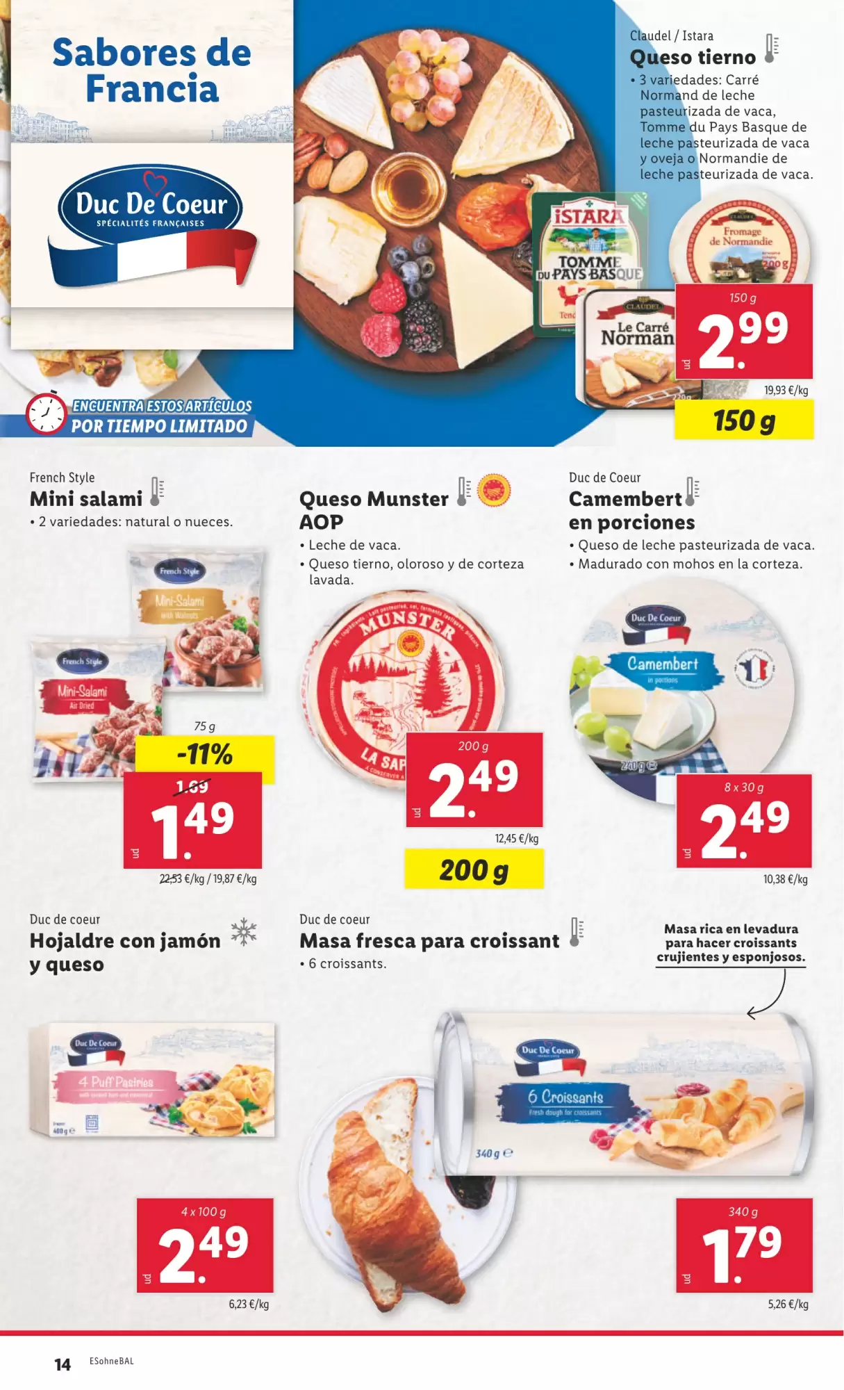 Número de página 20 del folleto promocional de la tienda Lidl - Marca la diferecia - fecha de vigencia: desde10.02 bis 16.02