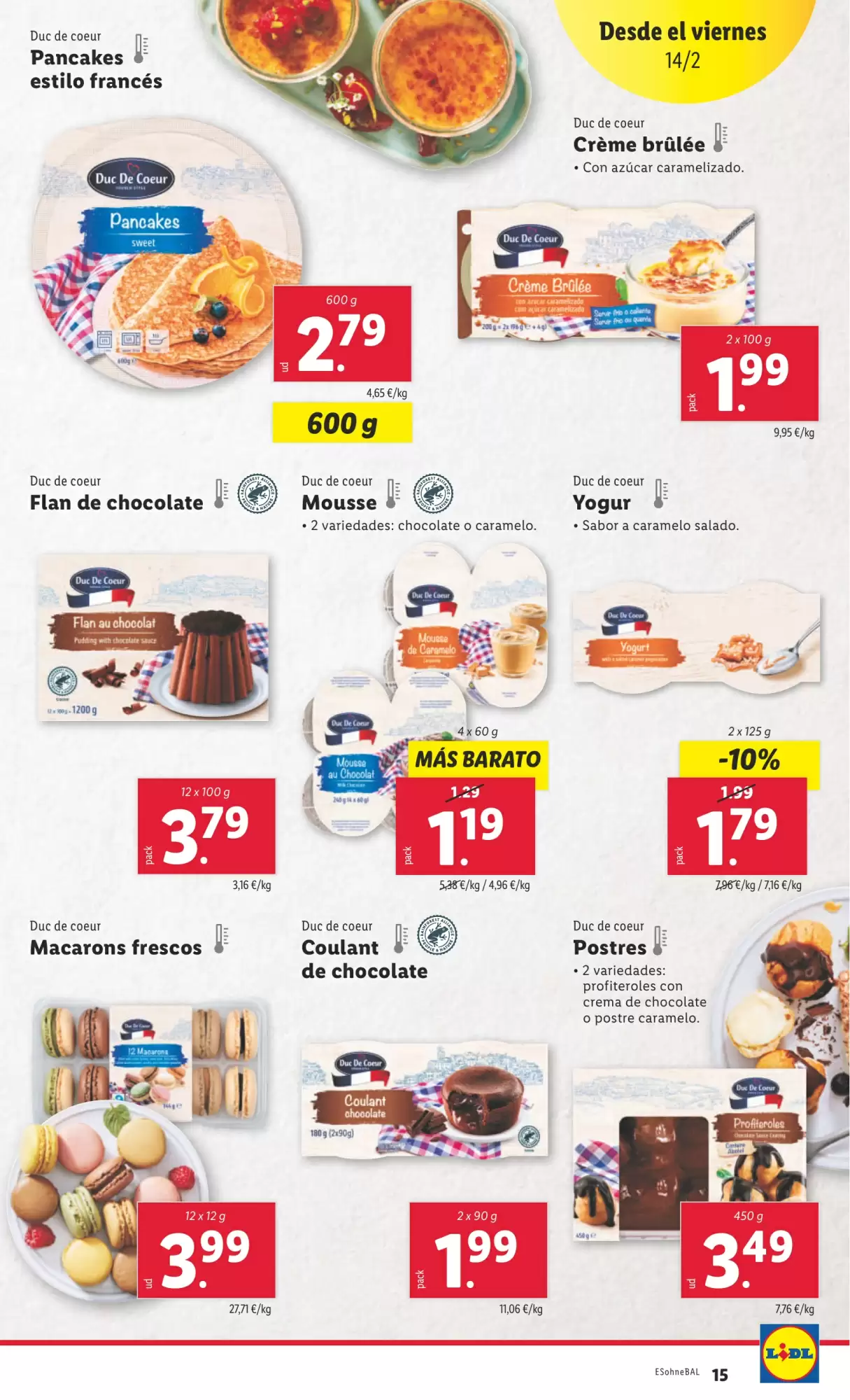 Número de página 21 del folleto promocional de la tienda Lidl - Marca la diferecia - fecha de vigencia: desde10.02 bis 16.02