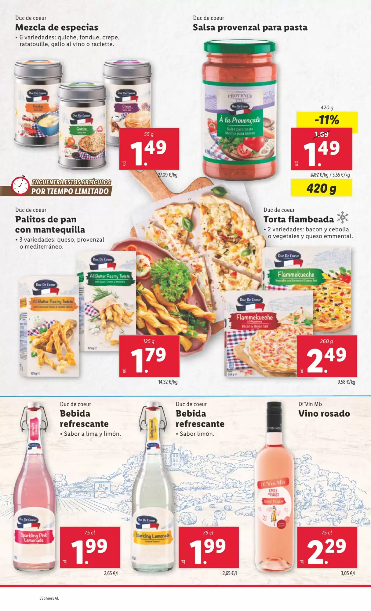 Número de página 22 del folleto promocional de la tienda Lidl - Marca la diferecia - fecha de vigencia: desde10.02 bis 16.02