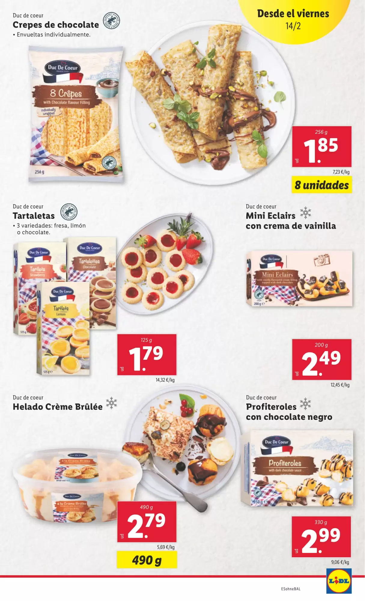 Número de página 23 del folleto promocional de la tienda Lidl - Marca la diferecia - fecha de vigencia: desde10.02 bis 16.02