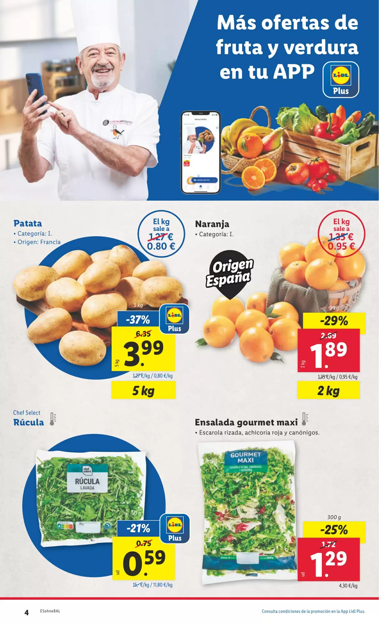 Número de página 4 del folleto promocional de la tienda Lidl - Marca la diferecia - fecha de vigencia: desde10.02 bis 16.02