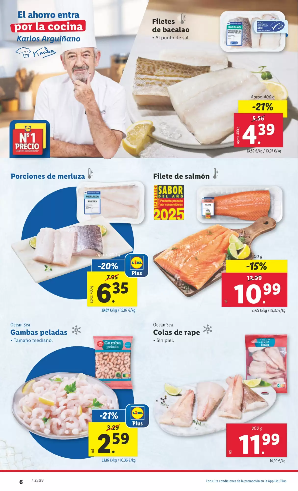 Número de página 6 del folleto promocional de la tienda Lidl - Marca la diferecia - fecha de vigencia: desde10.02 bis 16.02