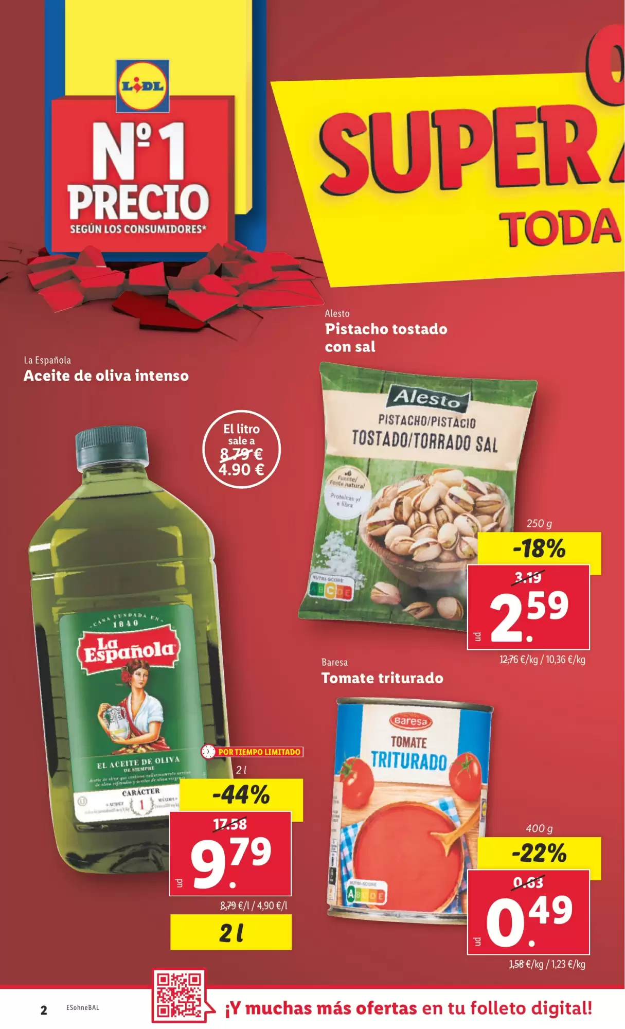 Número de página 2 del folleto promocional de la tienda Lidl - Marca la diferecia - fecha de vigencia: desde03.02 bis 09.02