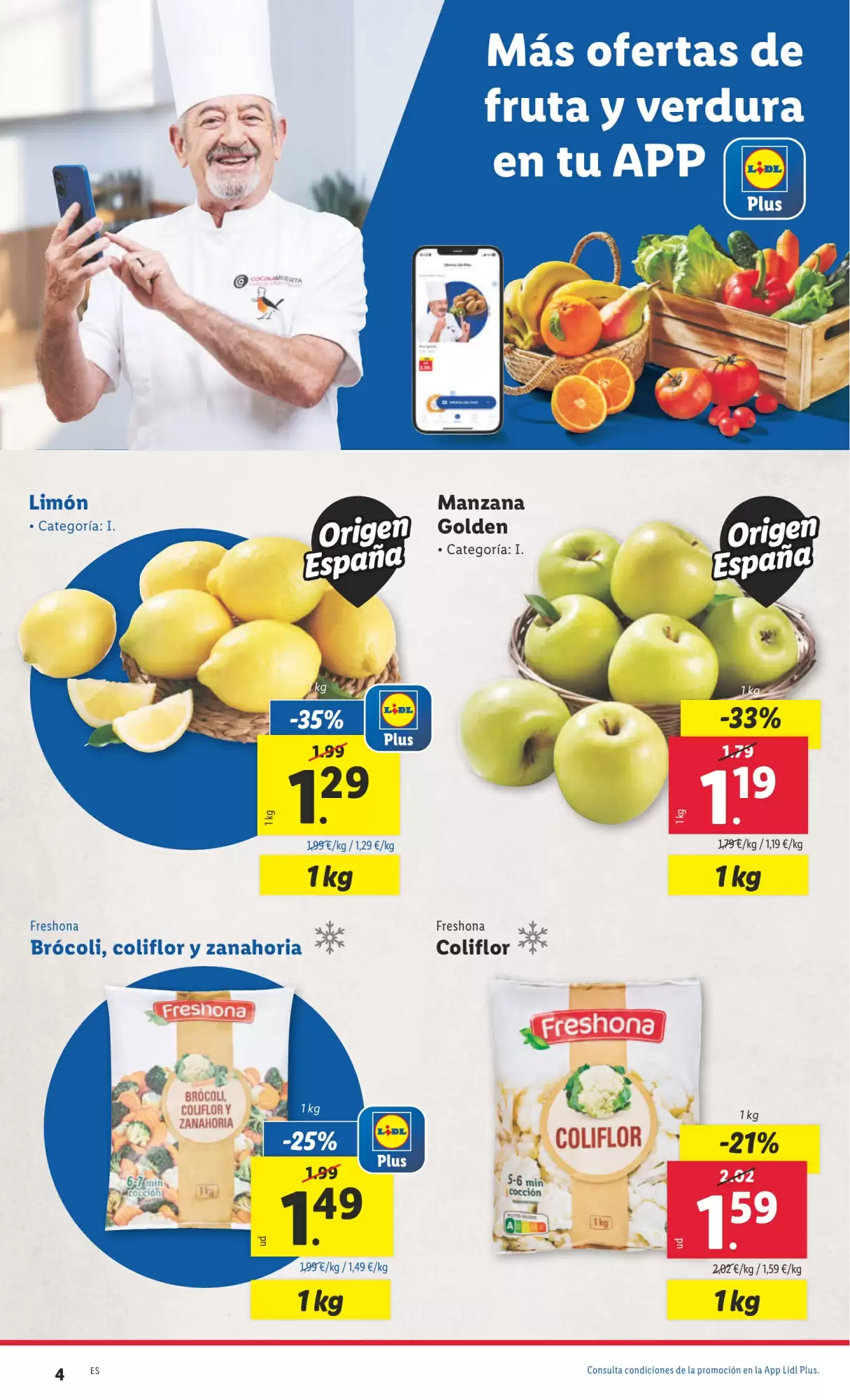 Número de página 4 del folleto promocional de la tienda Lidl - Marca la diferecia - fecha de vigencia: desde03.02 bis 09.02