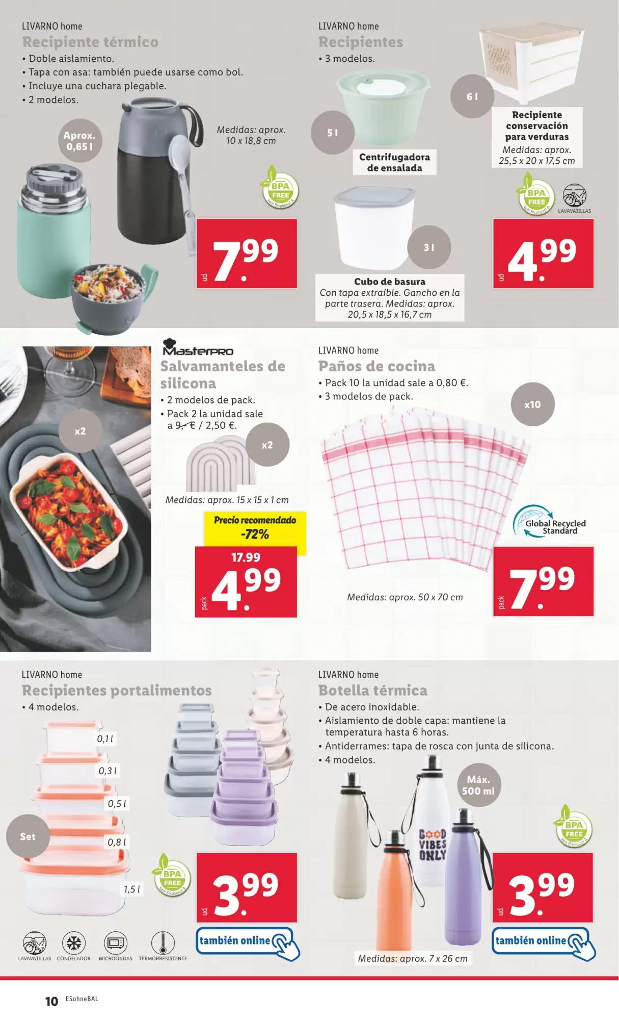 Número de página 14 del folleto promocional de la tienda Lidl - Marca la diferecia - fecha de vigencia: desde10.02 bis 16.02