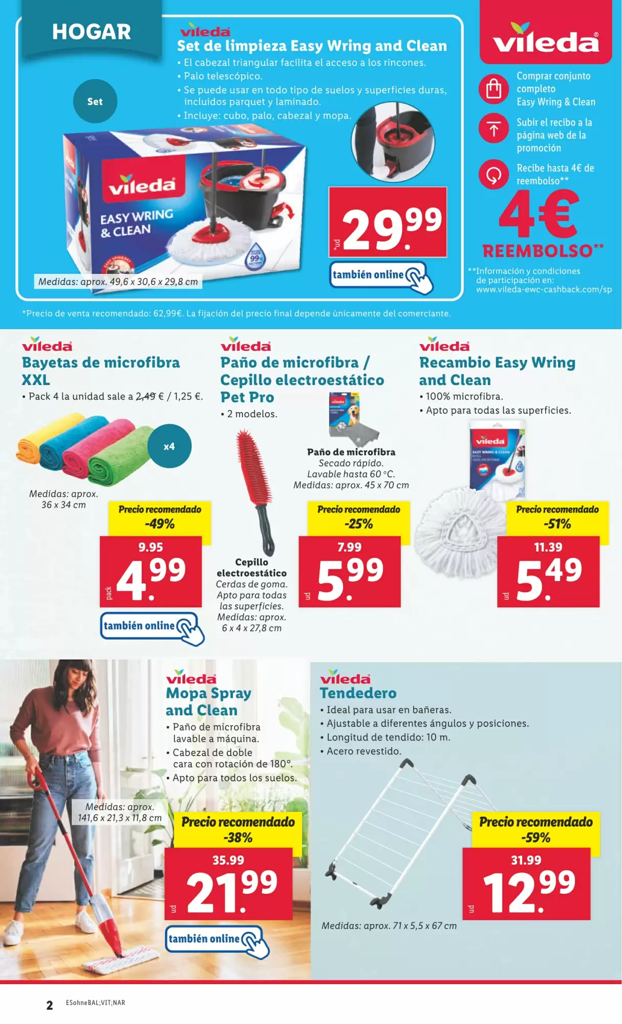 Número de página 2 del folleto promocional de la tienda Lidl - Marca la diferecia - fecha de vigencia: desde10.02 bis 16.02