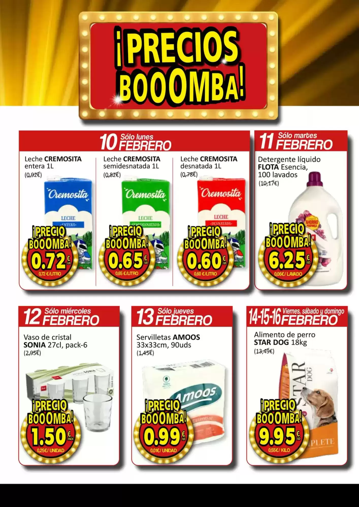 Número de página 3 del folleto promocional de la tienda Spar - Cada dia precios booomba! - fecha de vigencia: desde02.02 bis 16.02