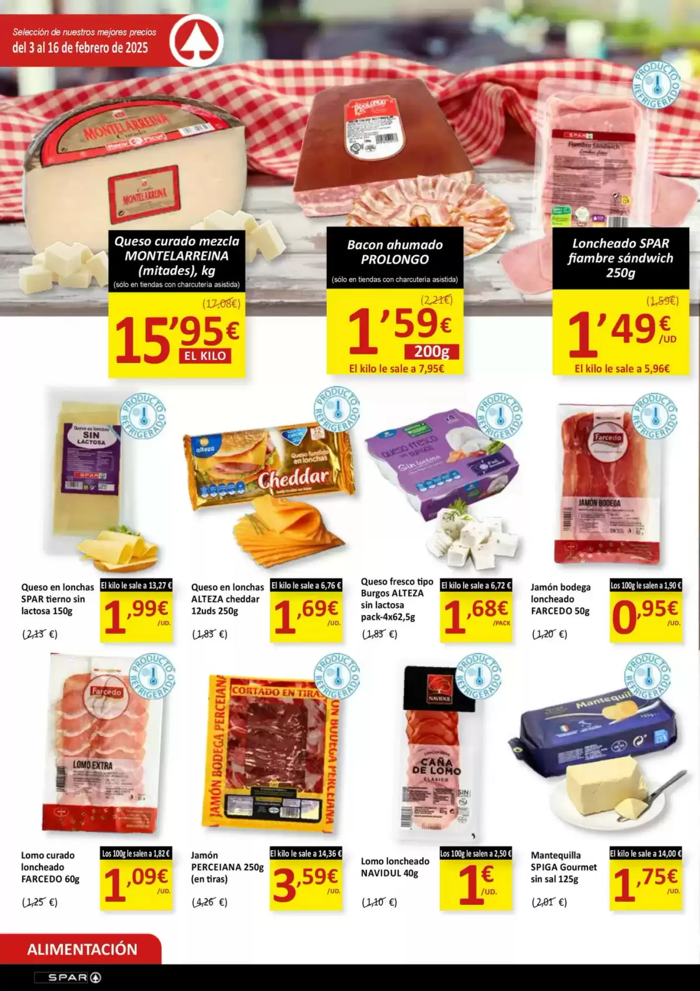 Número de página 6 del folleto promocional de la tienda Spar - Cada dia precios booomba! - fecha de vigencia: desde02.02 bis 16.02