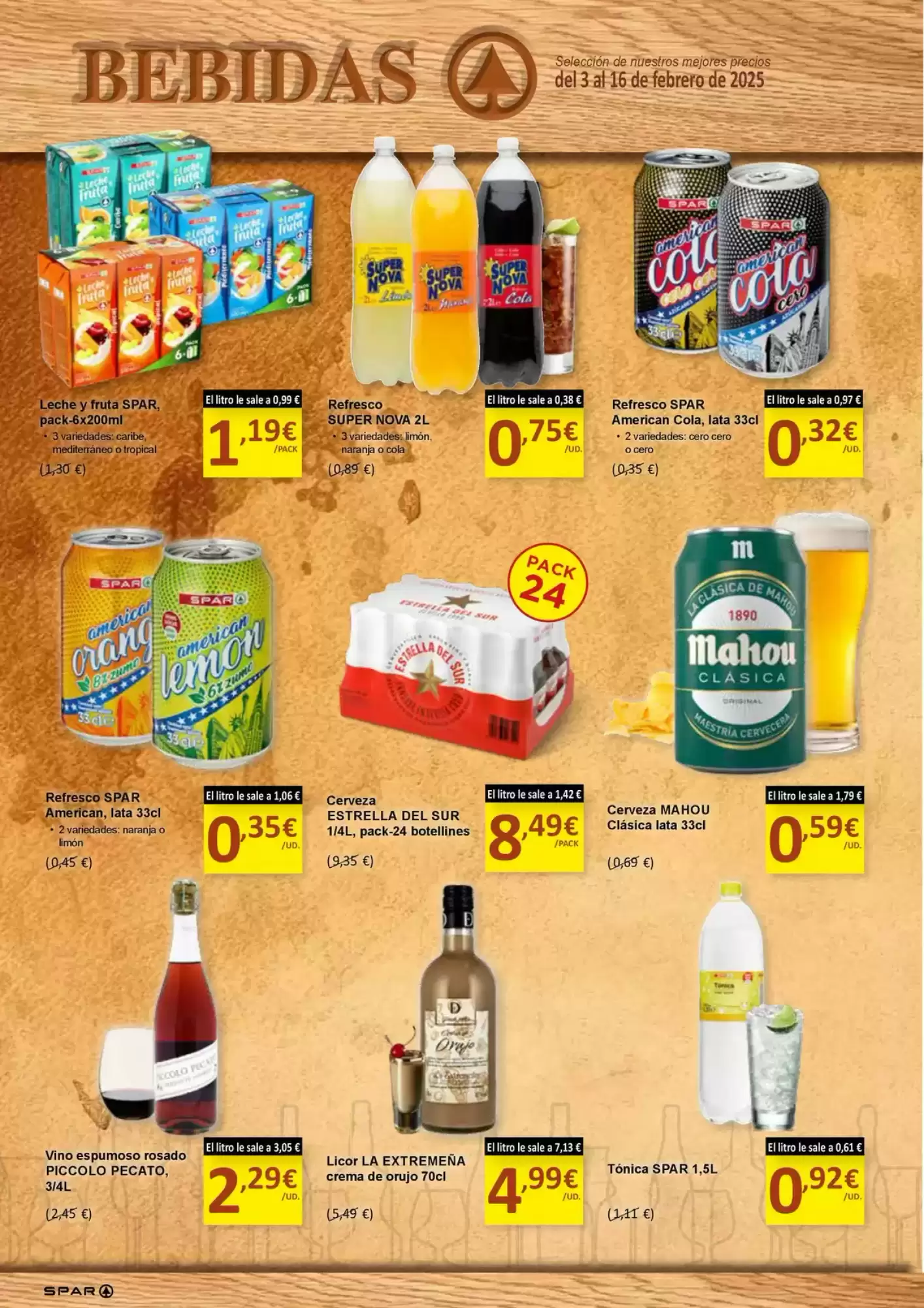 Número de página 8 del folleto promocional de la tienda Spar - Cada dia precios booomba! - fecha de vigencia: desde02.02 bis 16.02