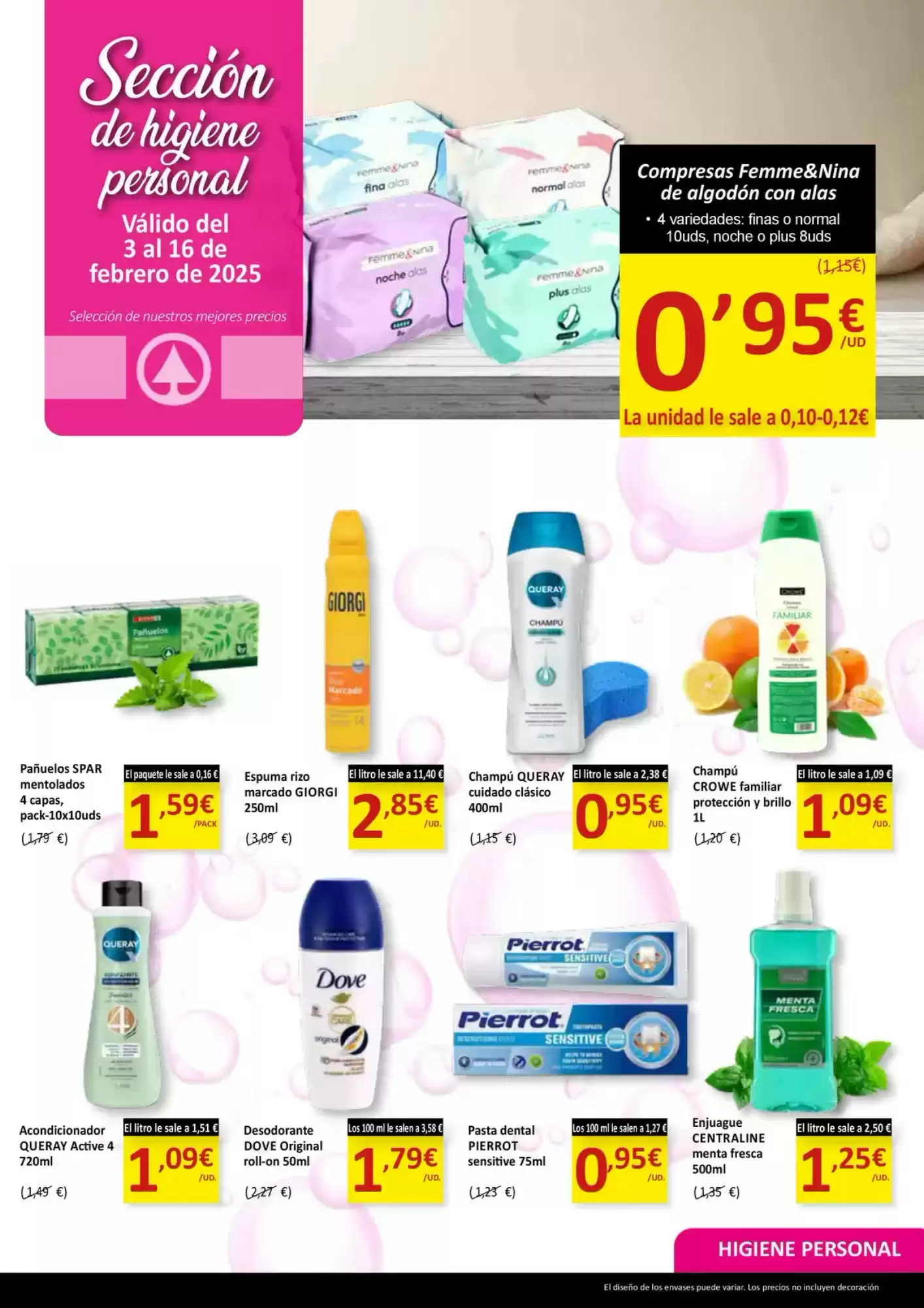 Número de página 9 del folleto promocional de la tienda Spar - Cada dia precios booomba! - fecha de vigencia: desde02.02 bis 16.02